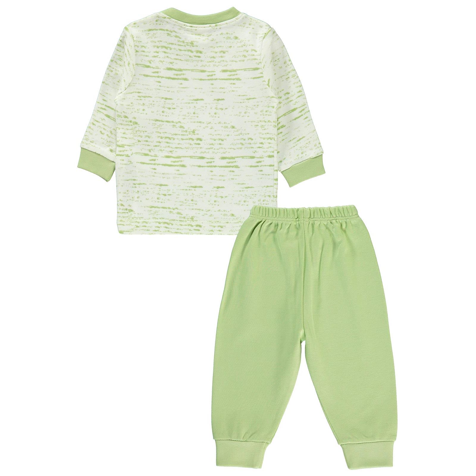 Civil Baby Erkek Bebek Pijama Takımı 1-9 Ay  Yeşil