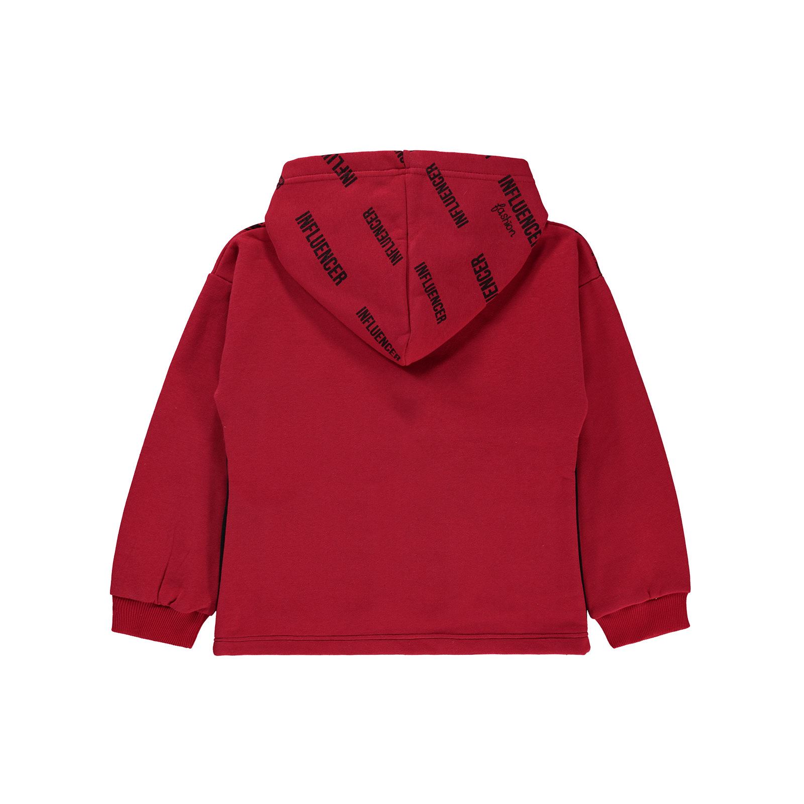 Tufyy Kız Çocuk Sweatshirt 9-12 Yaş Kırmızı