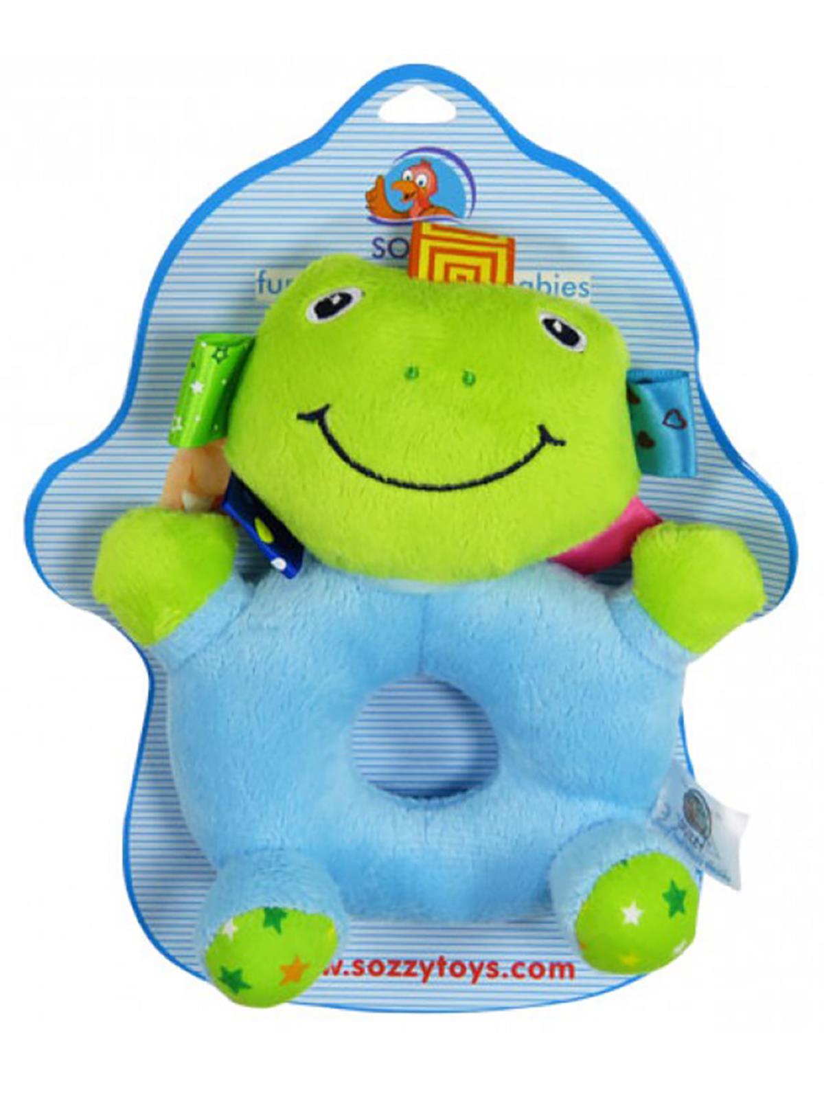 Sozzy Toys Çıngıraklı Kurbağam Mavi 0-1 Yaş