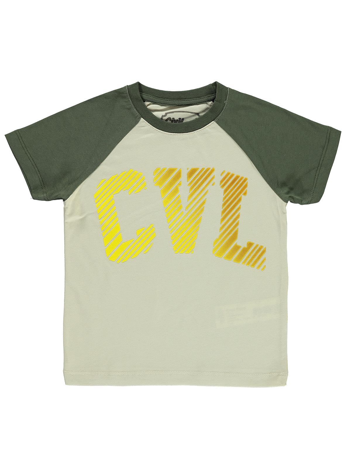 Civil Boys Erkek Çocuk Tişört 2-5 Yaş Haki