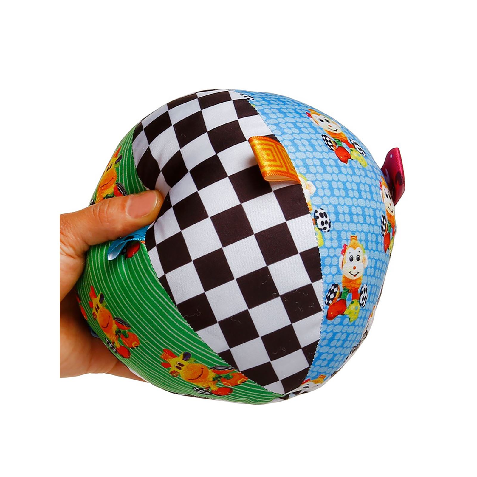 Sozzy Toys Çıngıraklı Renkli Topum 15 cm