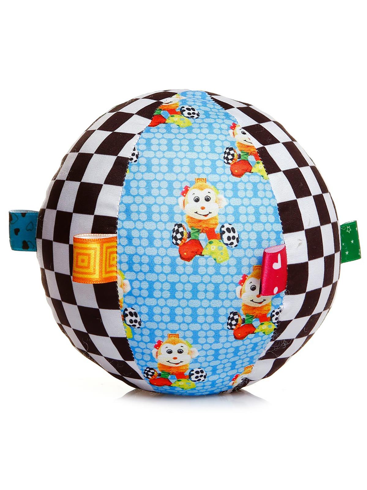 Sozzy Toys Çıngıraklı Renkli Topum 15 cm