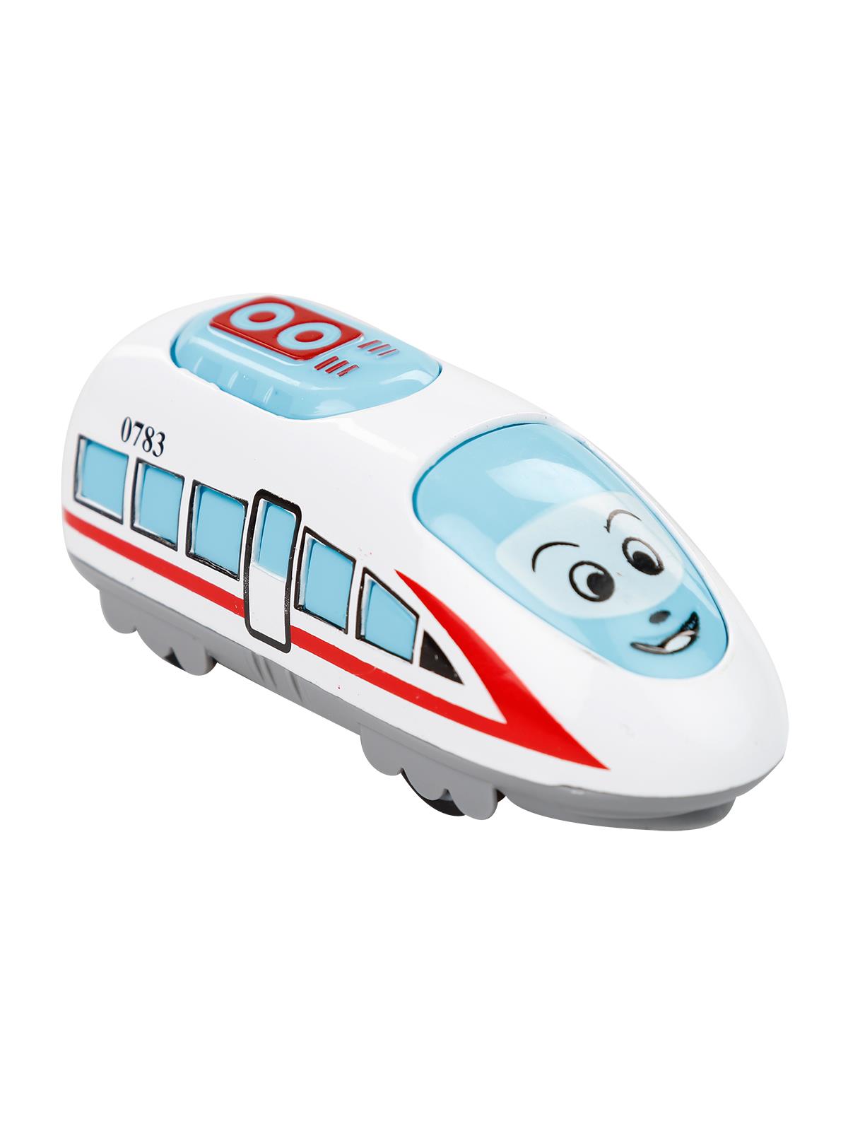 Canem Metal Çek-Bırak Sevimli Tren Beyaz