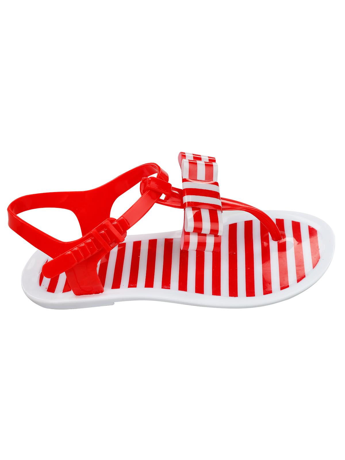 Novelido Kız Çocuk Sandalet 30-35 Numara Kırmızı