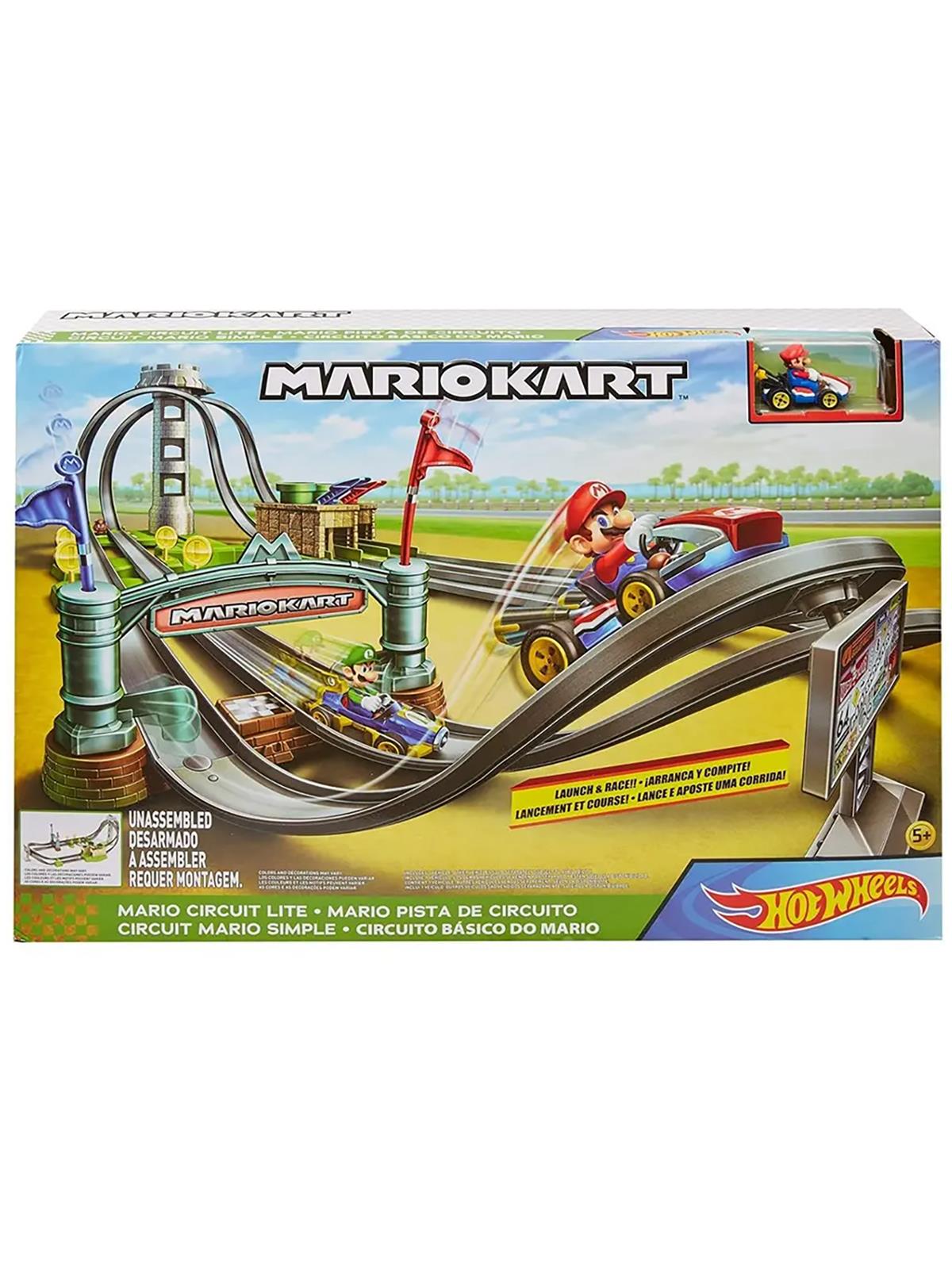 Hot Wheels Mario Kart Çılgın Dönüş Parkuru Yarış Seti