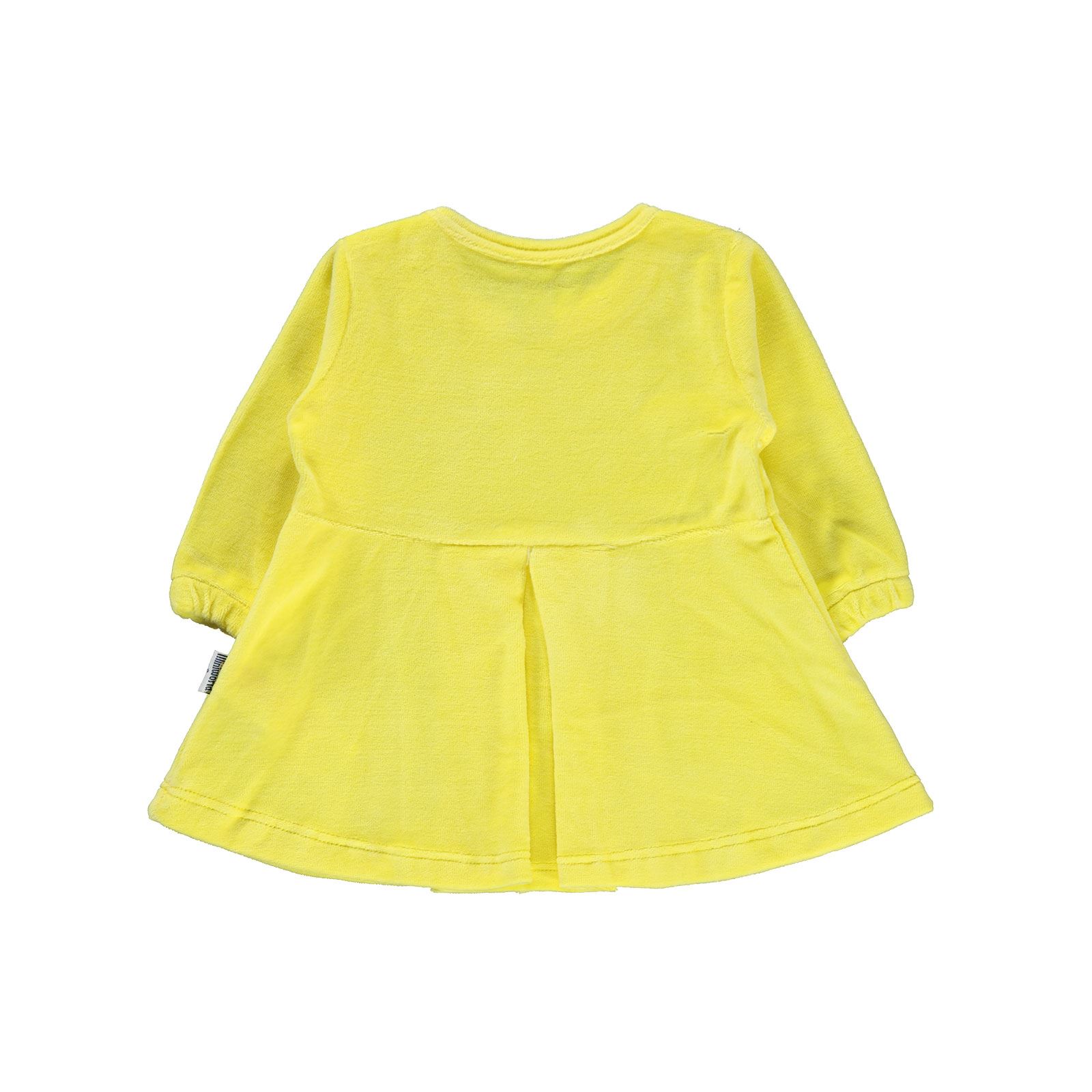 Miniworld Kız Bebek Elbise 3-12 Ay Sarı
