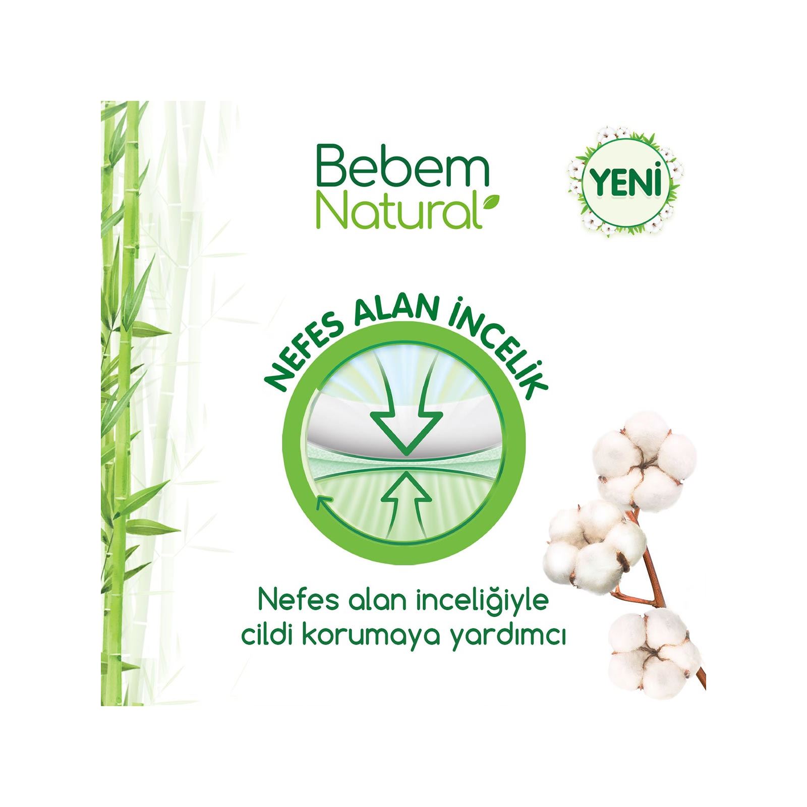 Bebem Natural 4 Beden Maxi Ultra Fırsat Paketi 104 Adet