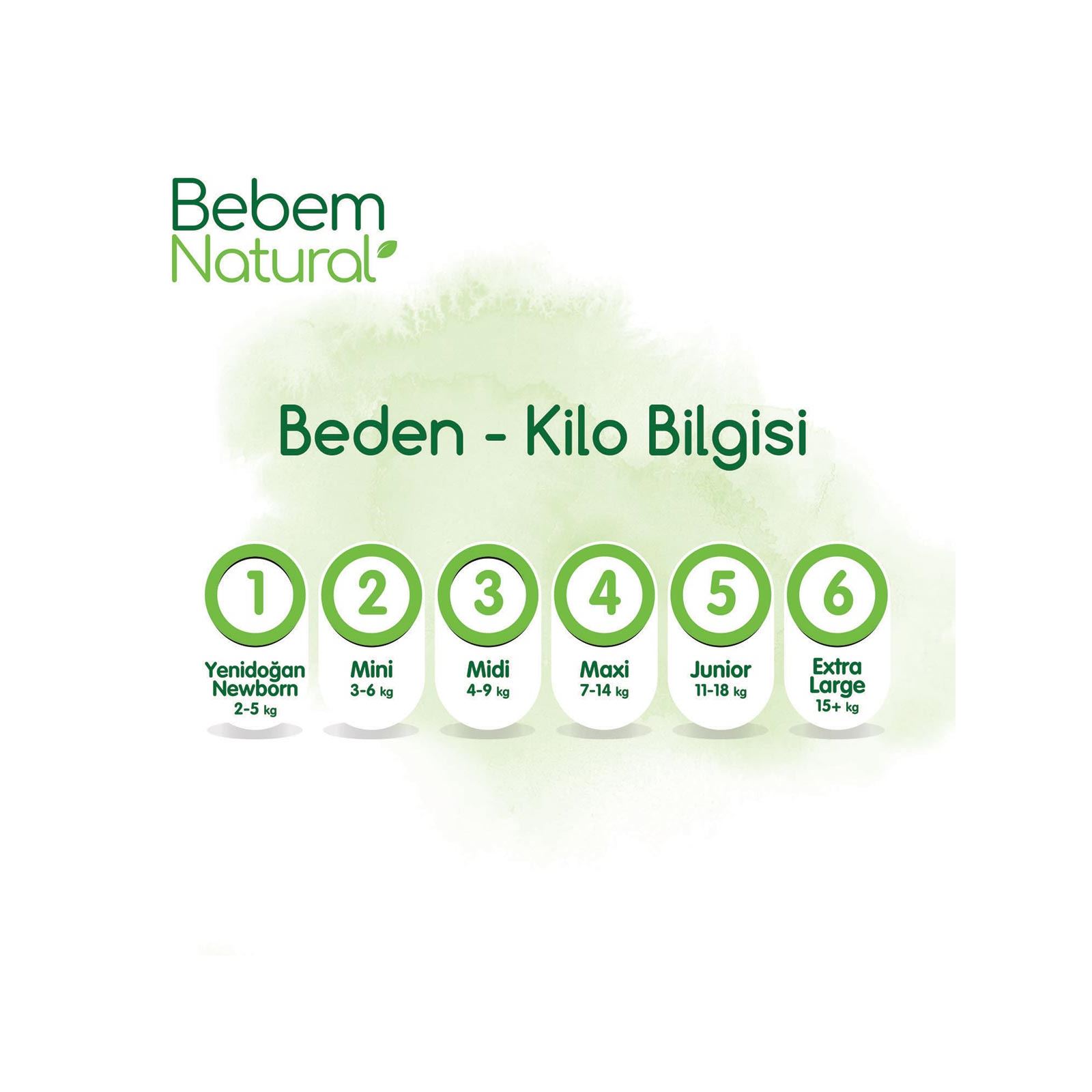 Bebem Natural 6 Beden Extra Large Ultra Fırsat Paketi 64 Adet
