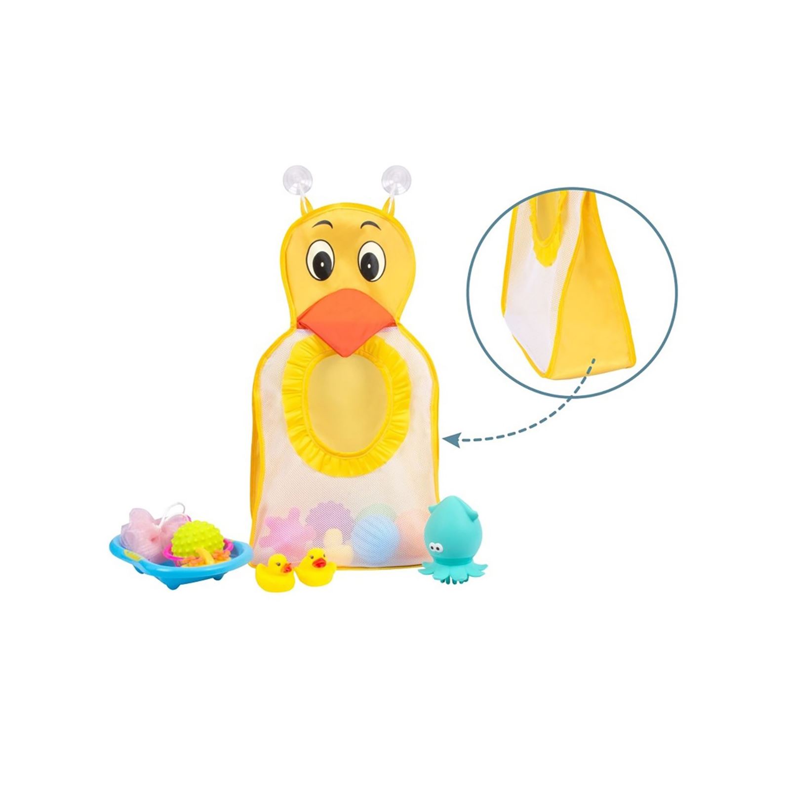 Sevi Bebe Banyo Oyuncak Torbası Sarı