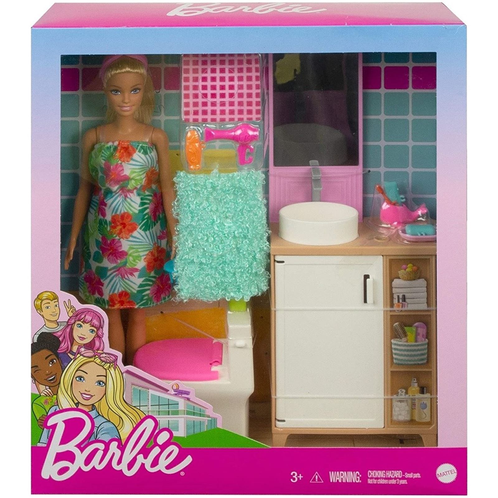 Barbie Bebek ve Oda Oyun Setleri Mint Yeşili
