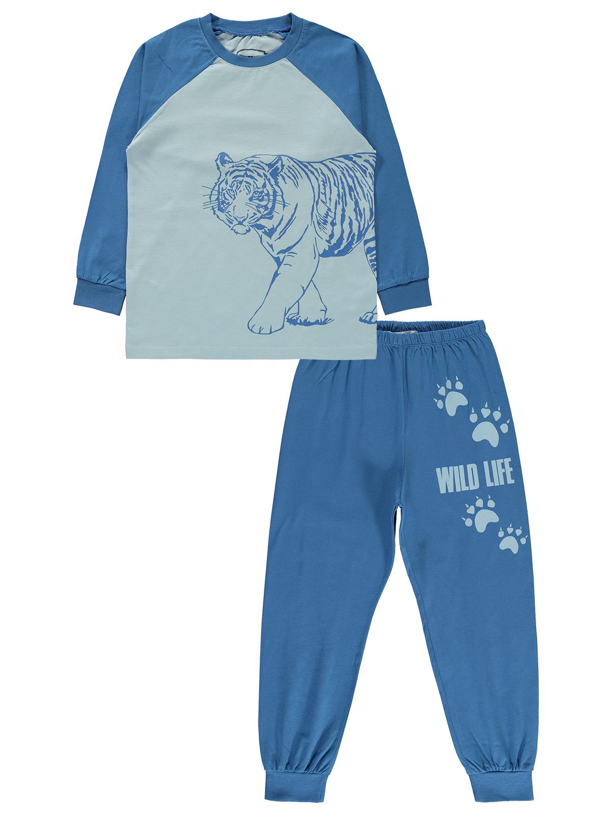 Civil Boys Erkek Çocuk Pijama Takımı 10-13 Yaş İndigo