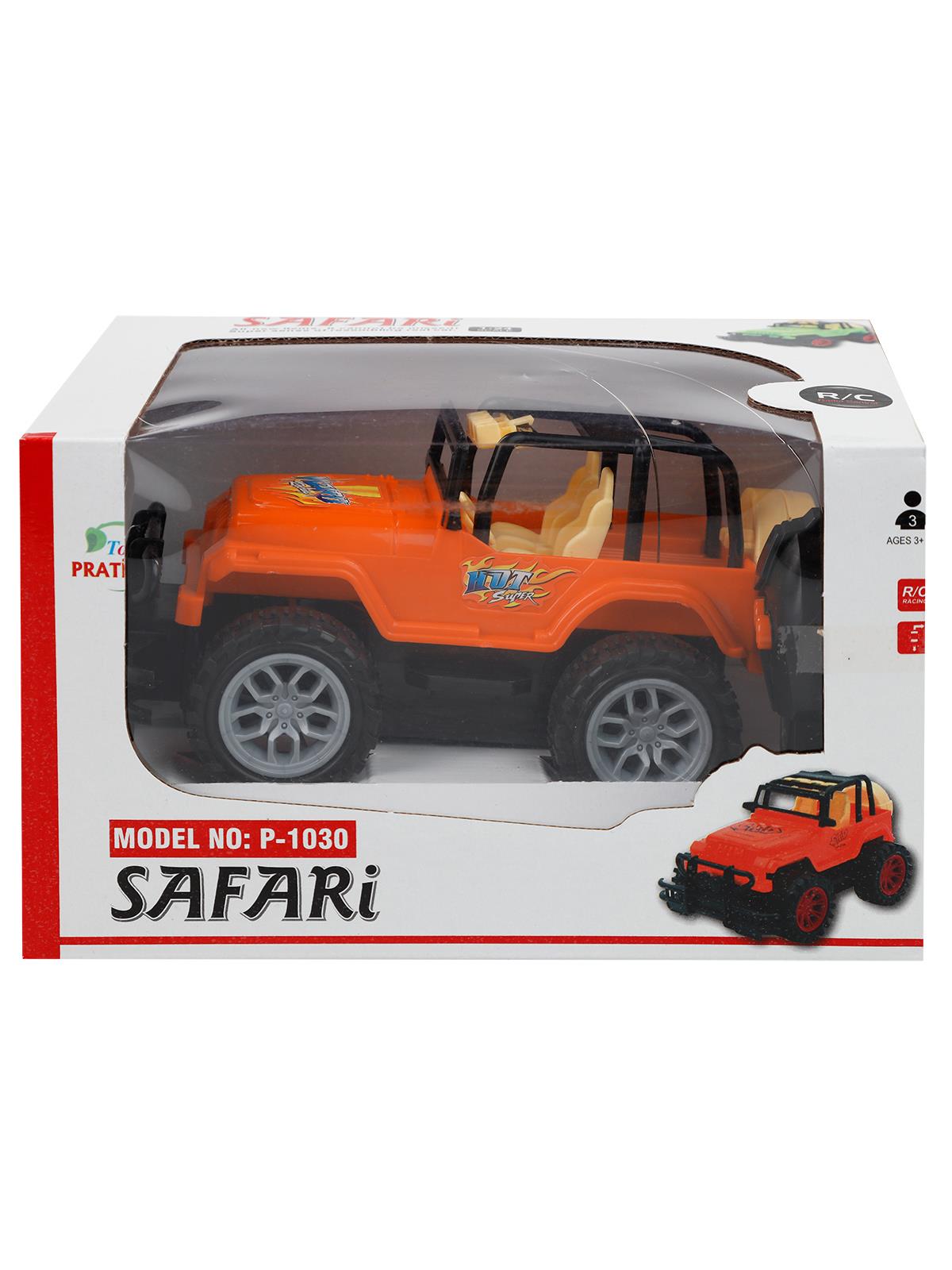 Prestij Oyuncak 2 Fonksiyonlu Safari Jeep Turuncu
