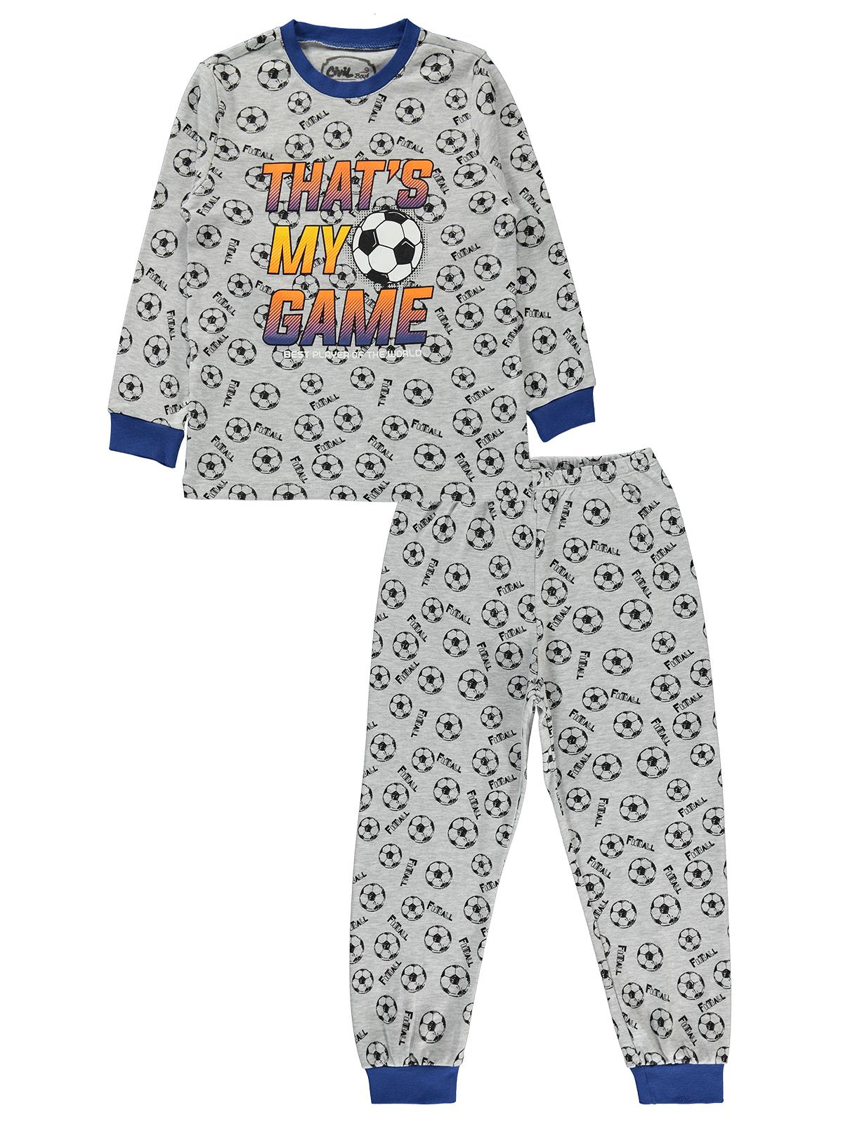 Civil Boys Erkek Çocuk Pijama Takımı 6-9 Yaş Karmelanj