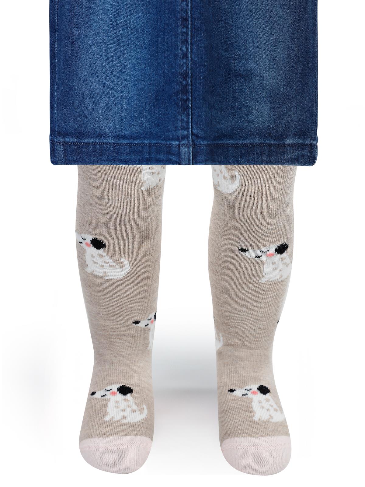 Civil Baby Kız Bebek Külotlu Çorap 0-12 Ay Kahverengi