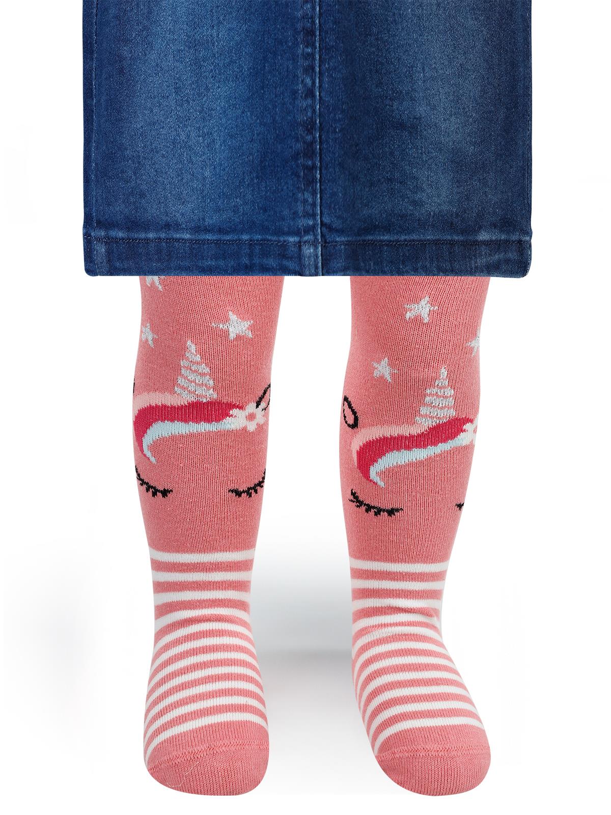 Civil Baby Kız Bebek Külotlu Çorap 0-12 Ay Yavruağzı