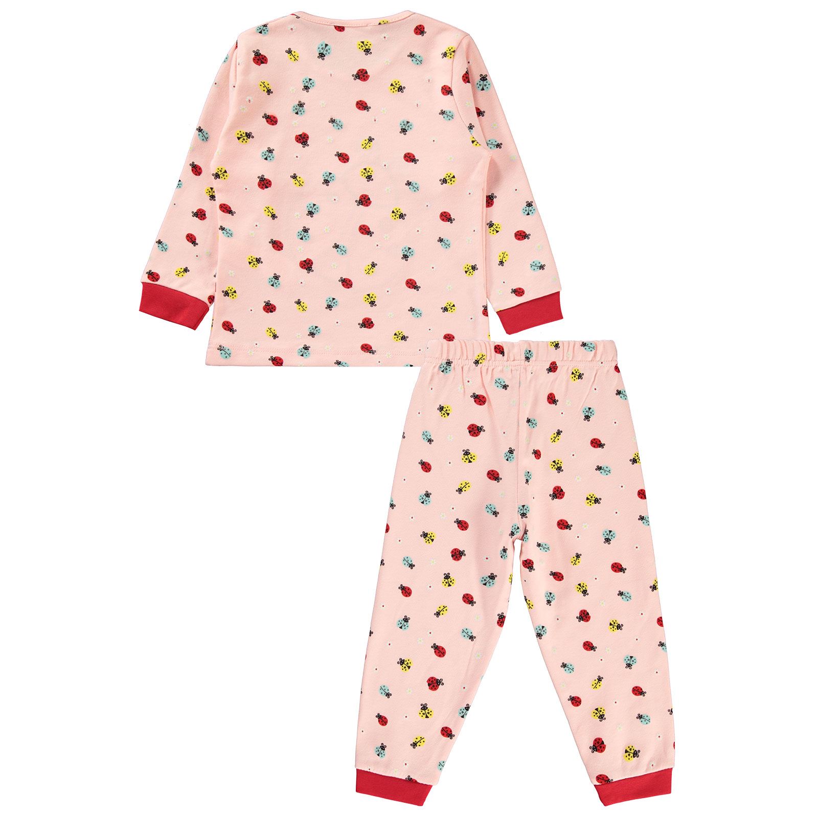 Civil Girls Kız Çocuk Pijama Takımı 2-5 Yaş Pudra