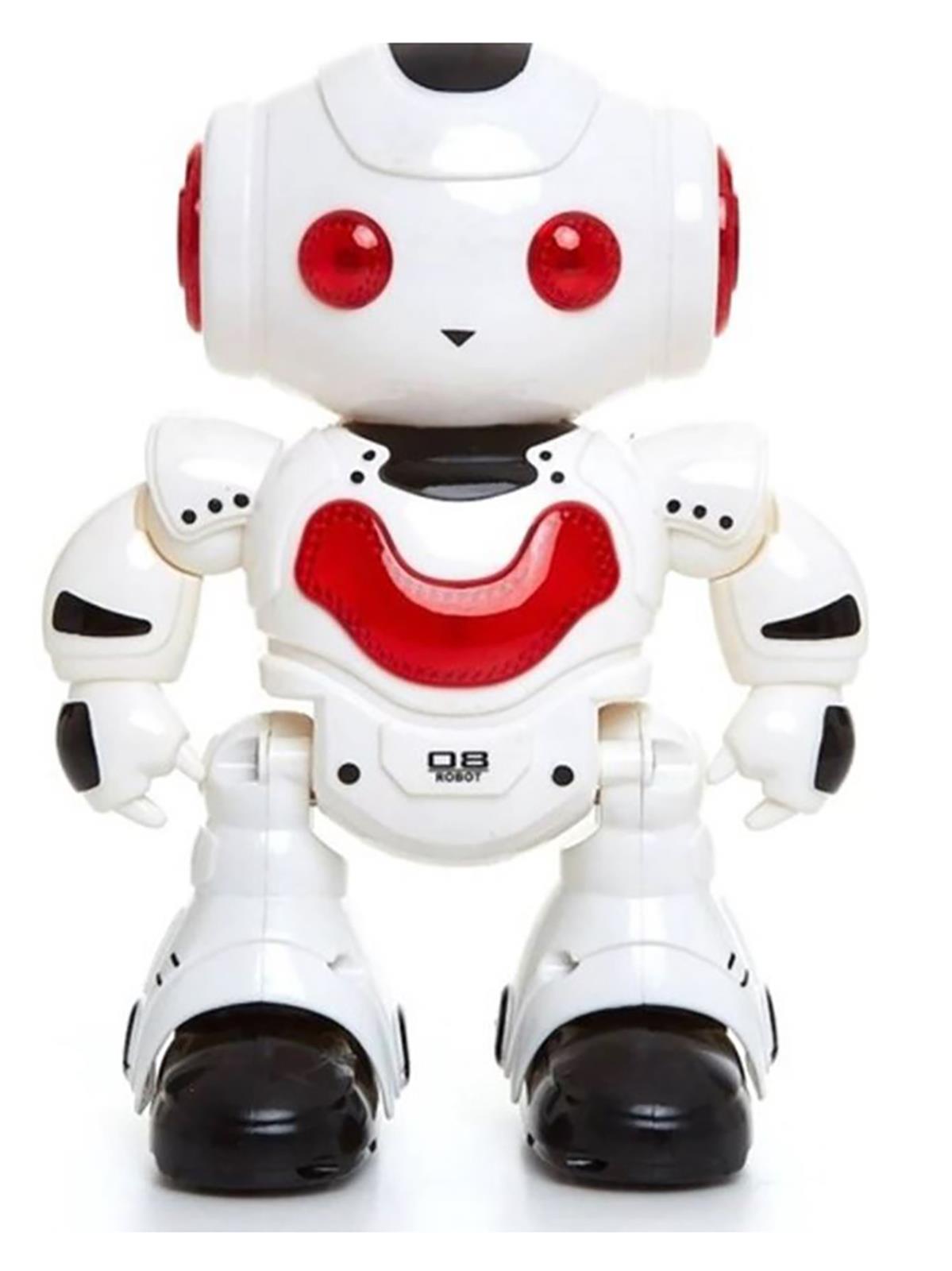 Can Oyuncak Kutulu Kumandalı Işıklı Robot Kırmızı