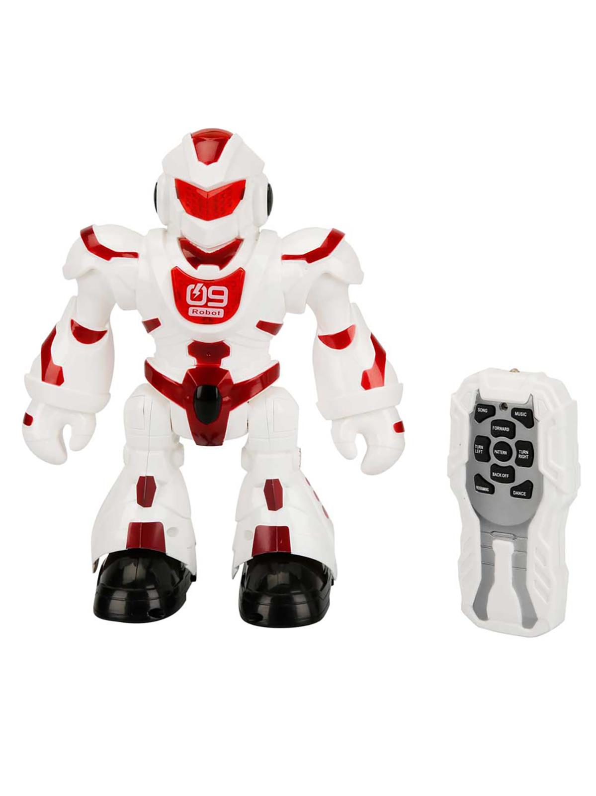 Can Oyuncak Kutulu Kumandalı Işıklı Robot Kırmızı