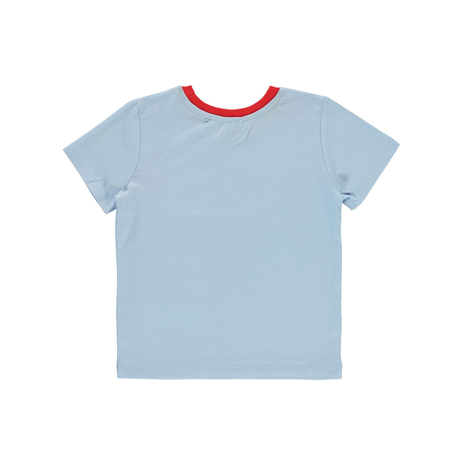 Small Socıety Erkek Çocuk Tişört 2-7 Yaş Açık Mavi