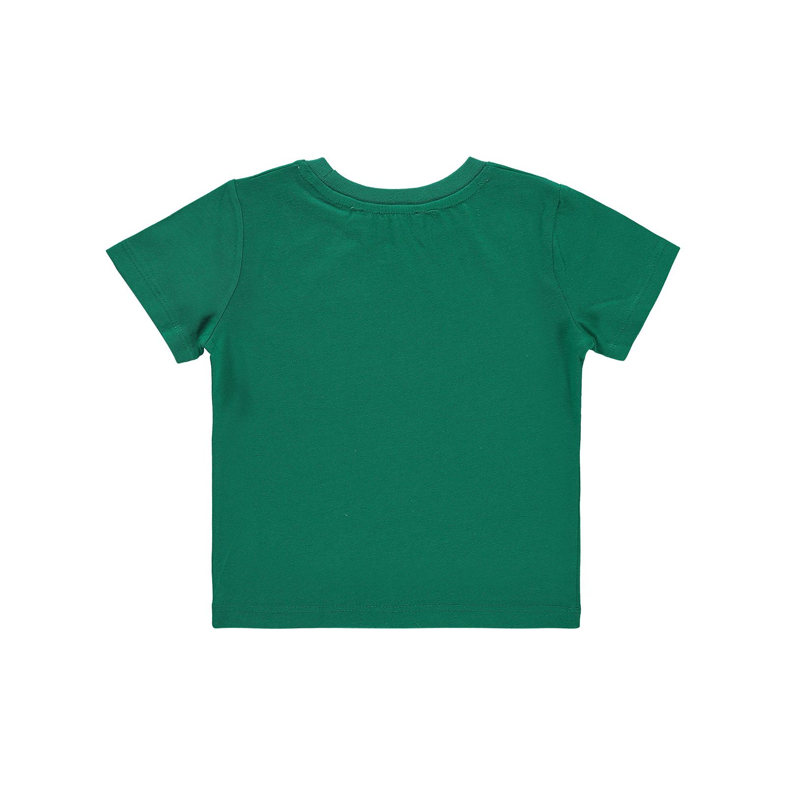 Small Socıety Erkek Çocuk Tişört 2-7 Yaş Koyu Yeşil