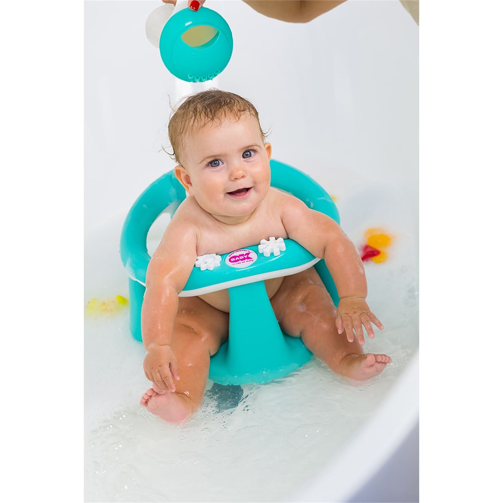 OkBaby Flipper Evol Banyo Oturağı & Splash Bebek Duşu / Gri