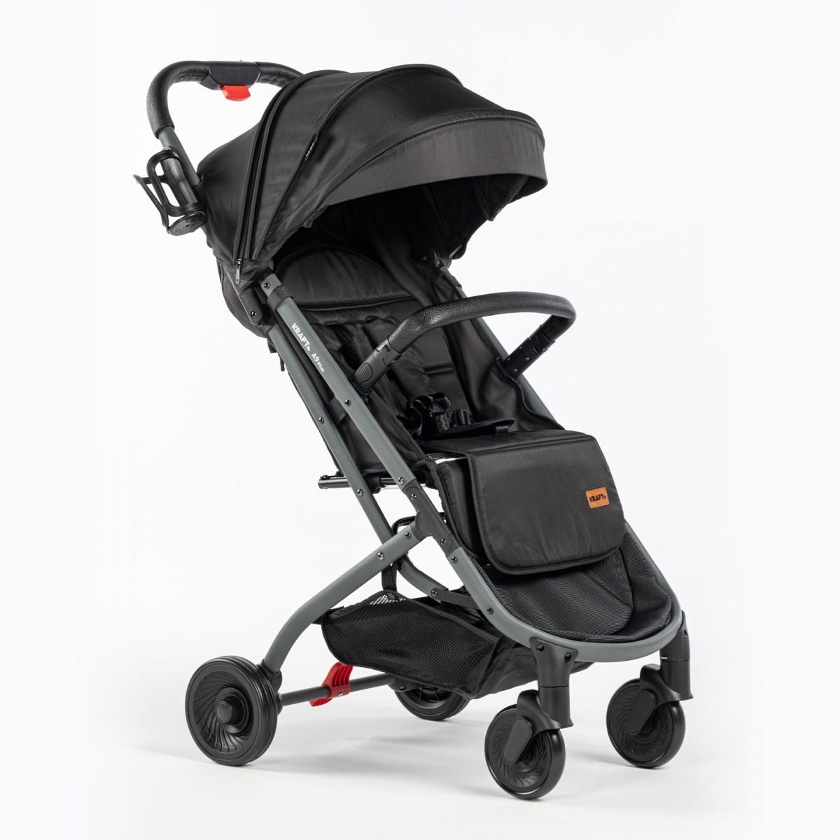 Kraft A9 Plus Bebek Arabası Siyah