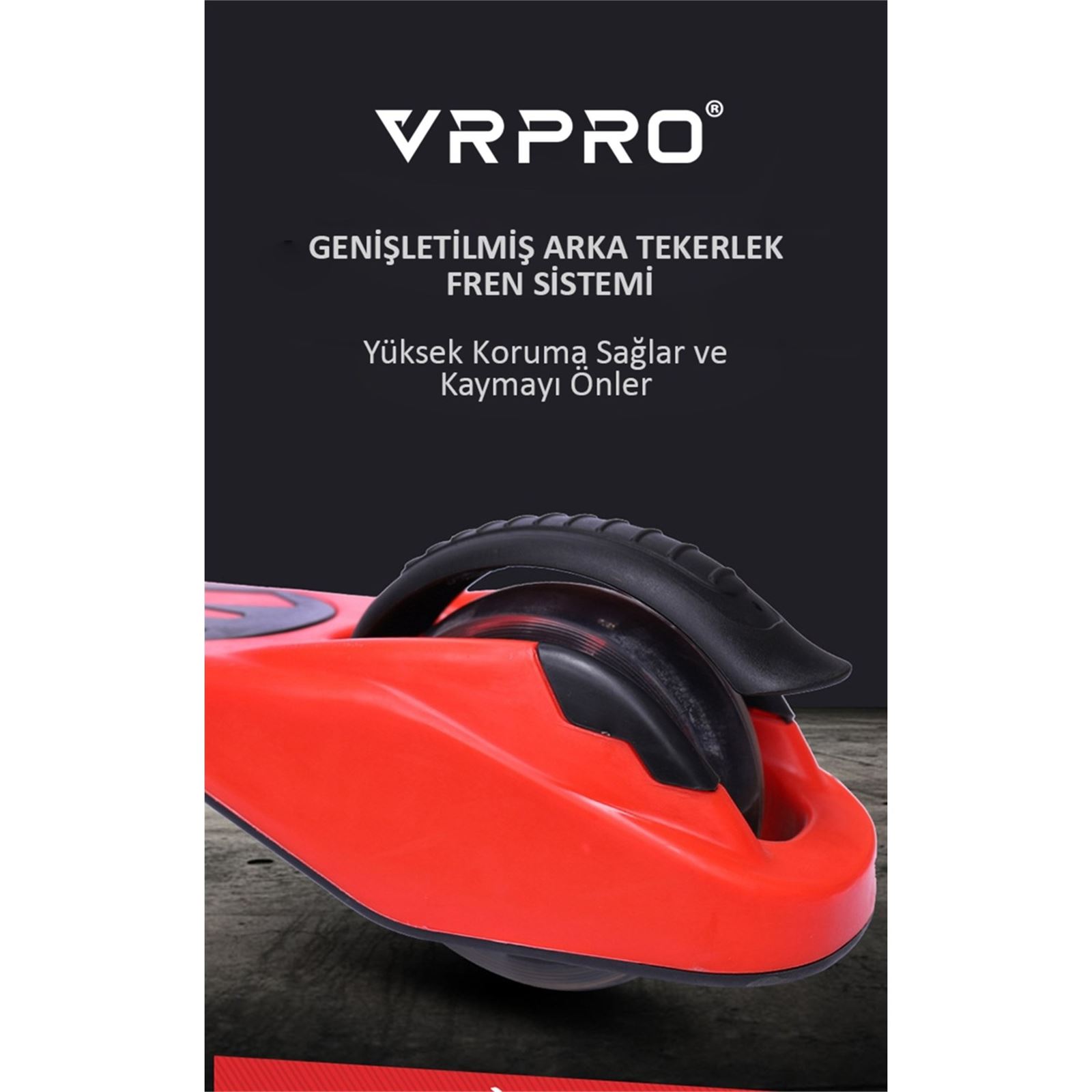 Vrpro Scooter Bluetoothlu Müzikli Ve Led Işıklı Pembe-VRSCTR1140 