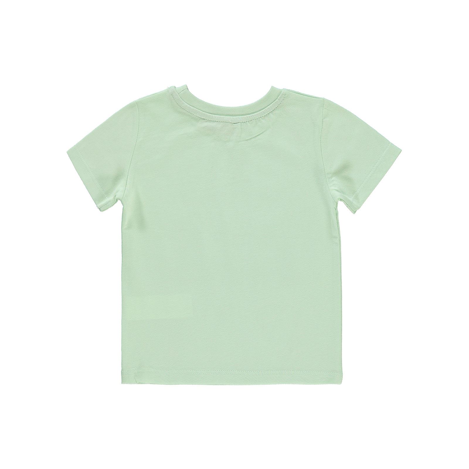 Small Socıety Erkek Çocuk Tişört 2-7 Yaş Su Yeşili