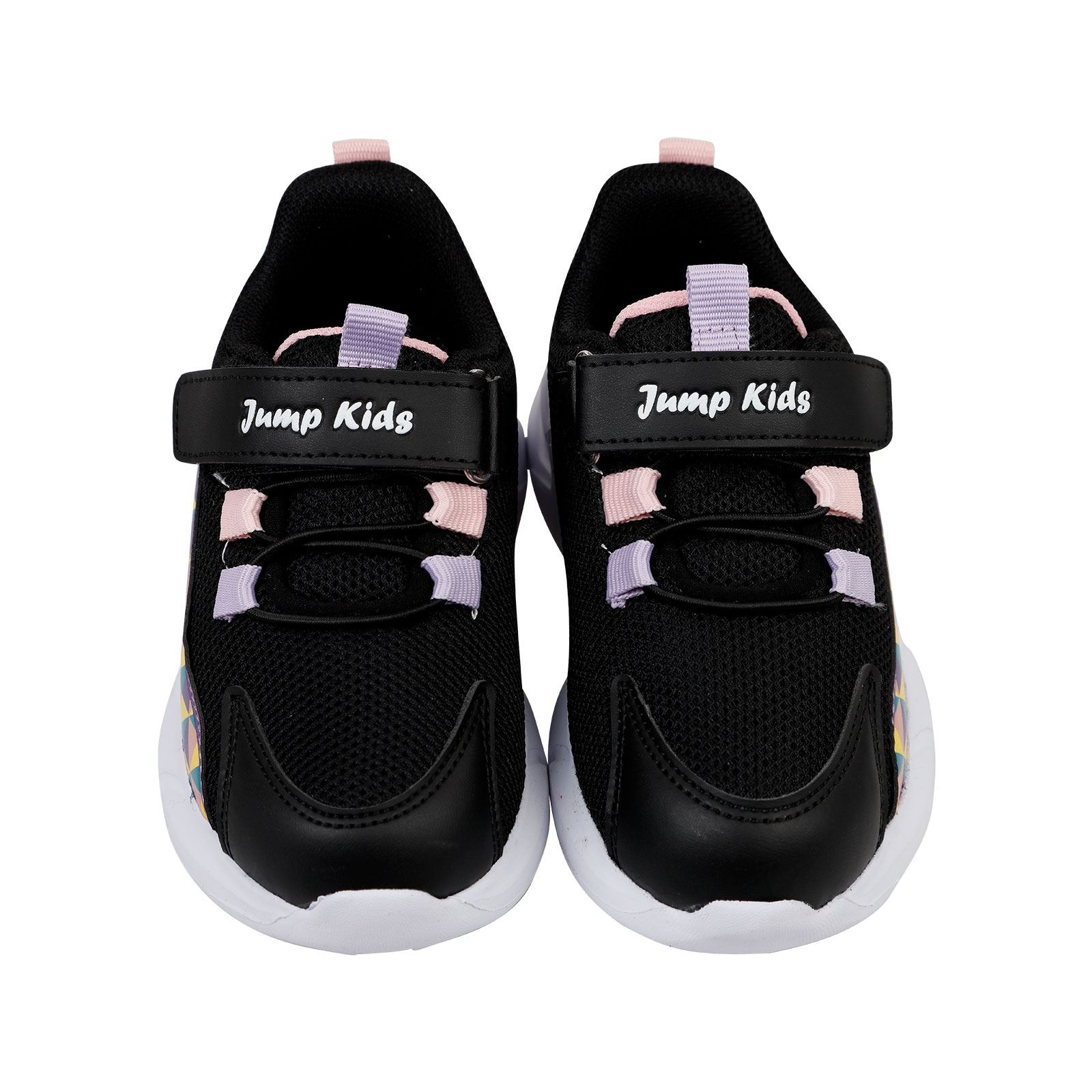 Jump Kız Çocuk Spor Ayakkabı 26-30 Numara -Pembe Siyah-Pembe