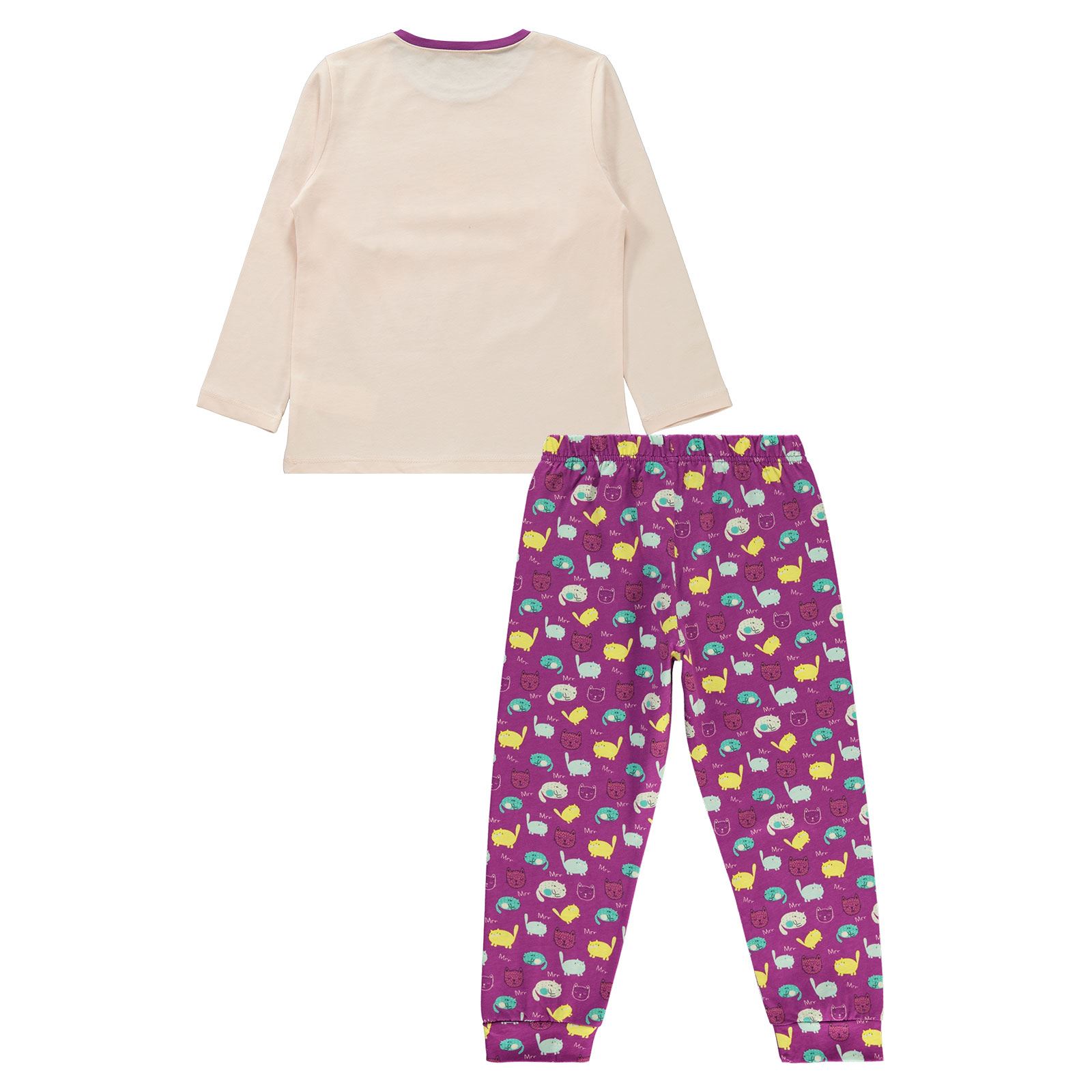 Civil Girls Kız Çocuk Pijama Takımı 6-9 Yaş Leylak