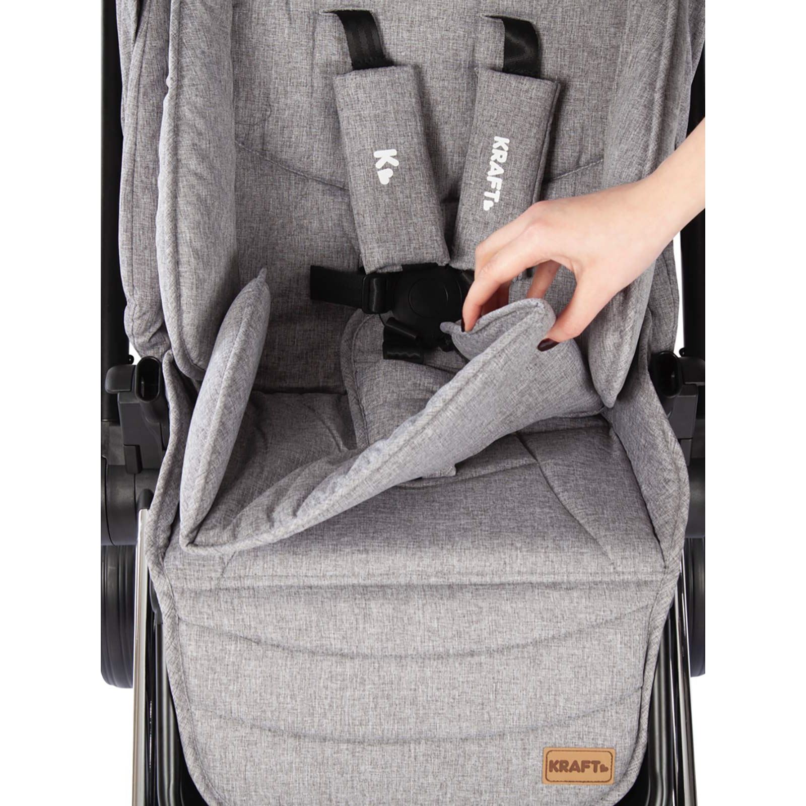 Kraft Cheer Travel Sistem Bebek Arabası Açık-Gri