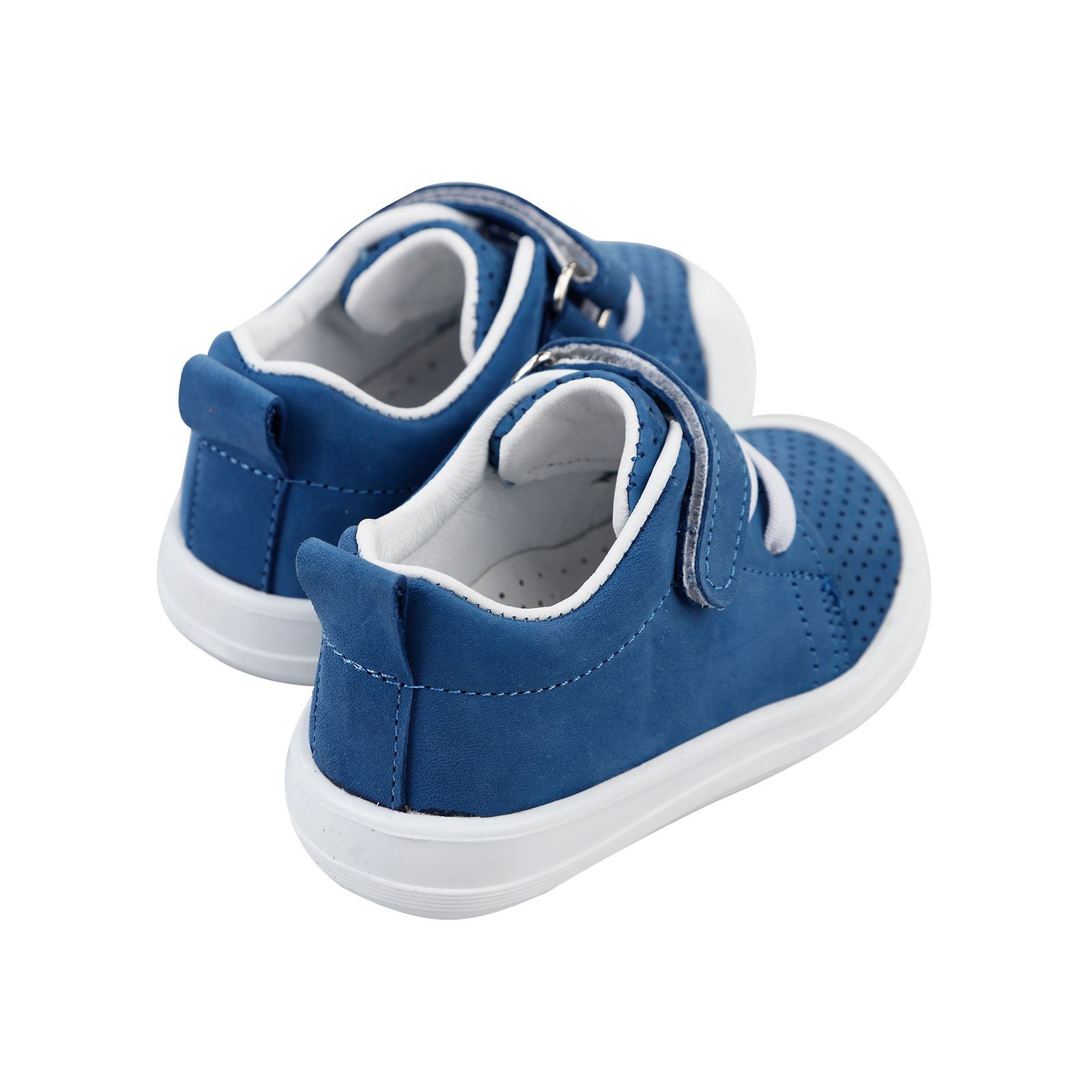 Civil Baby Erkek Bebek Deri İlkadım Ayakkabısı 19-21 Numara Lacivert