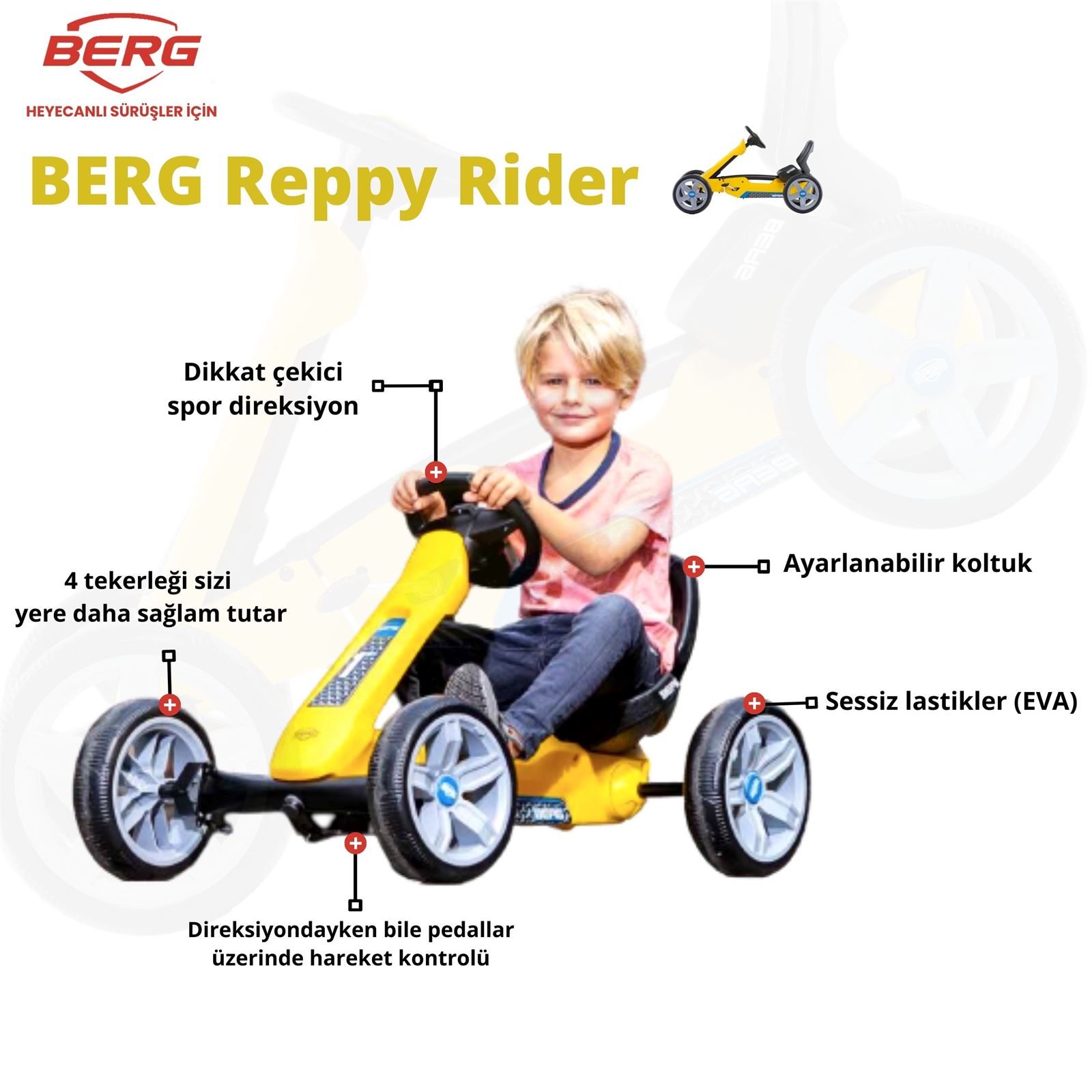 Berg Reppy Rider Sarı