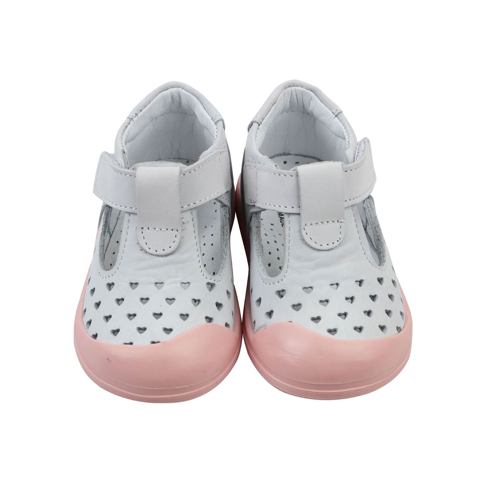 Civil Baby Kız Bebek Deri İlkadım Ayakkabısı 19-21 Numara Beyaz