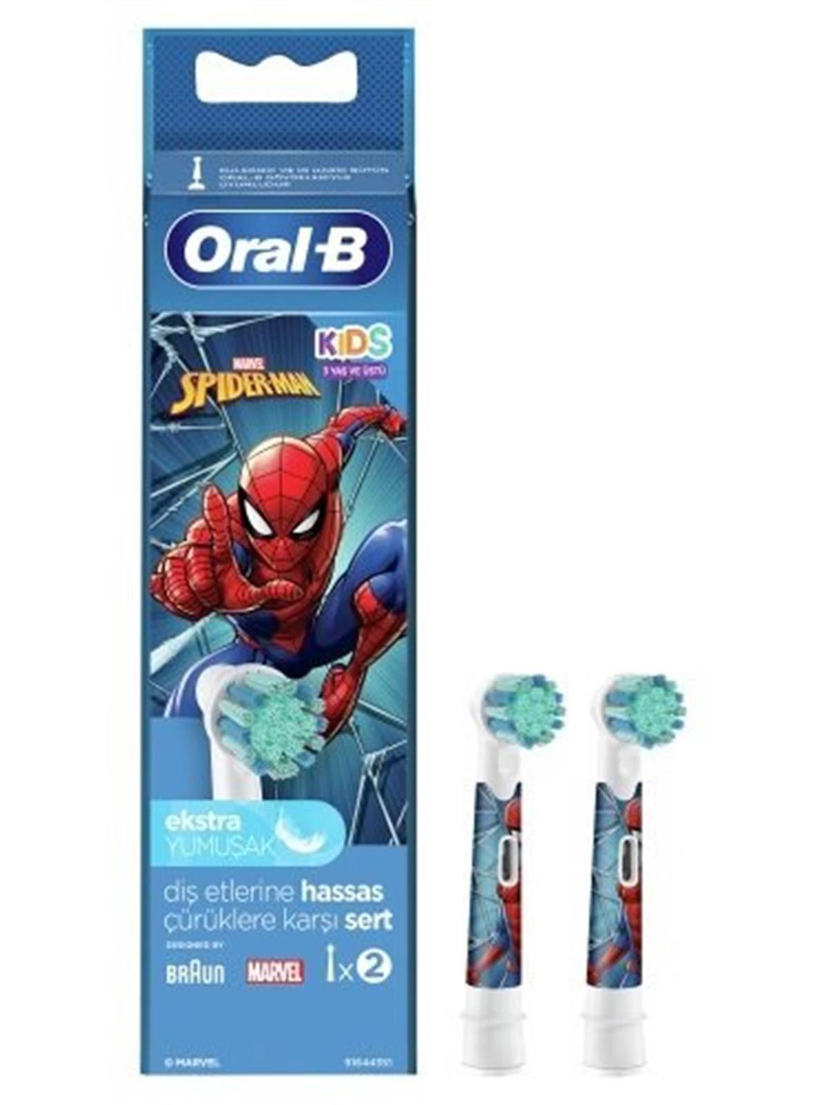 Oral B Spiderman 2'li Diş Fırçası Yedek Başlığı