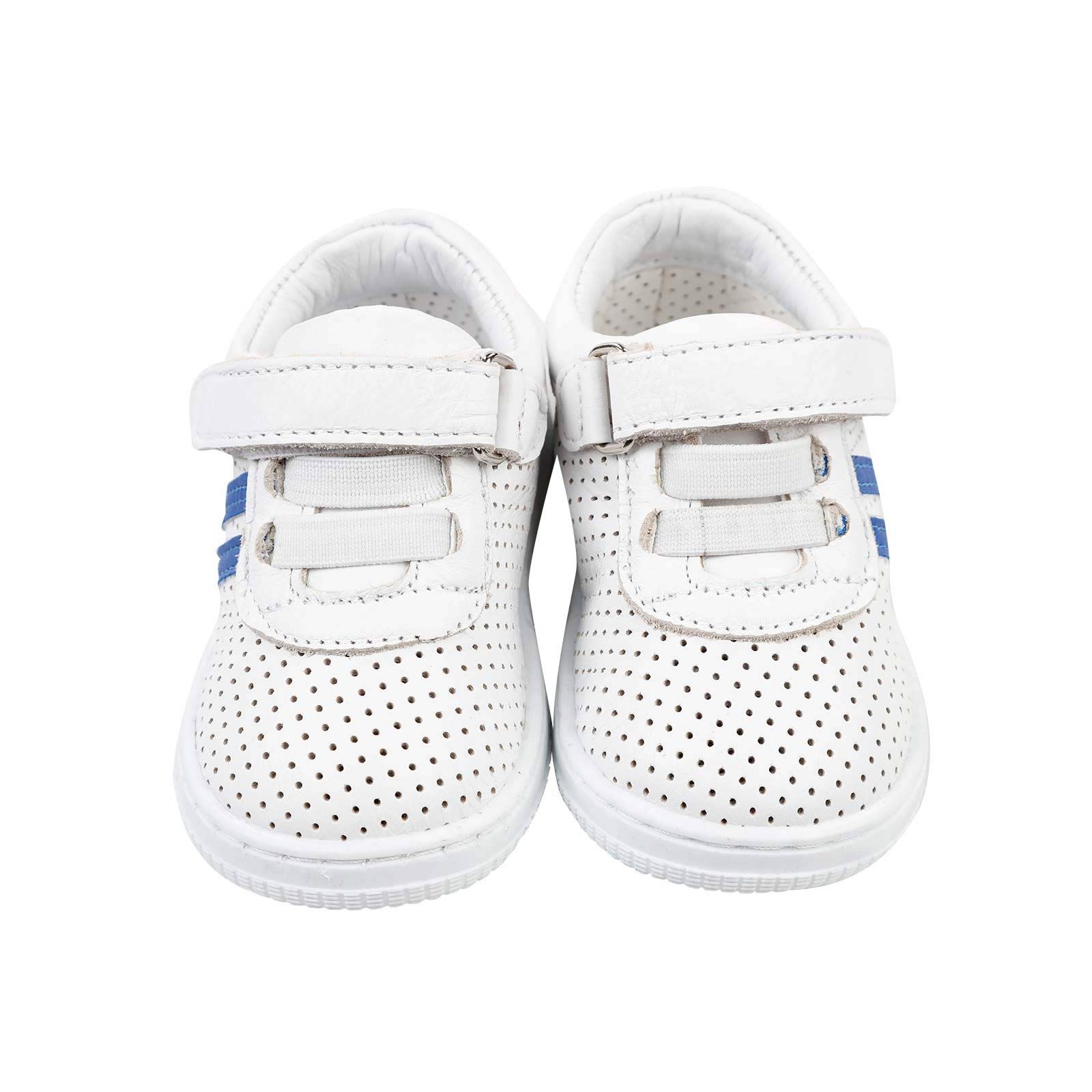 Baby Force Erkek Bebek Deri İlkadım Ayakkabısı 19-22 Numara Beyaz