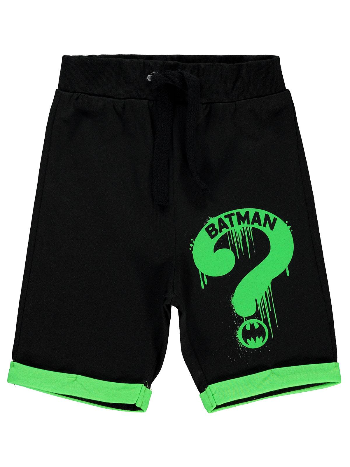 Batman Erkek Bebek Kapri 6-18 Ay Siyah