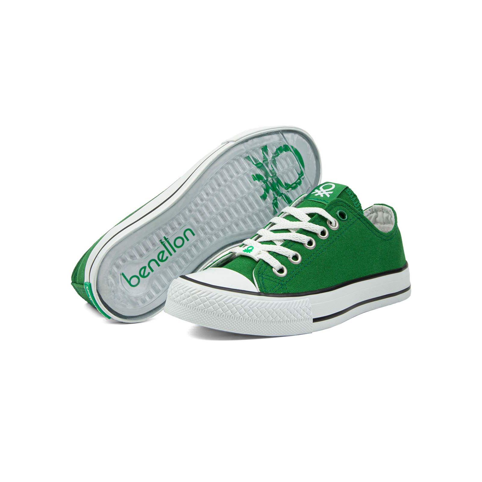 Benetton Erkek Çocuk Spor Ayakkabı 31-35 Numara Yeşil