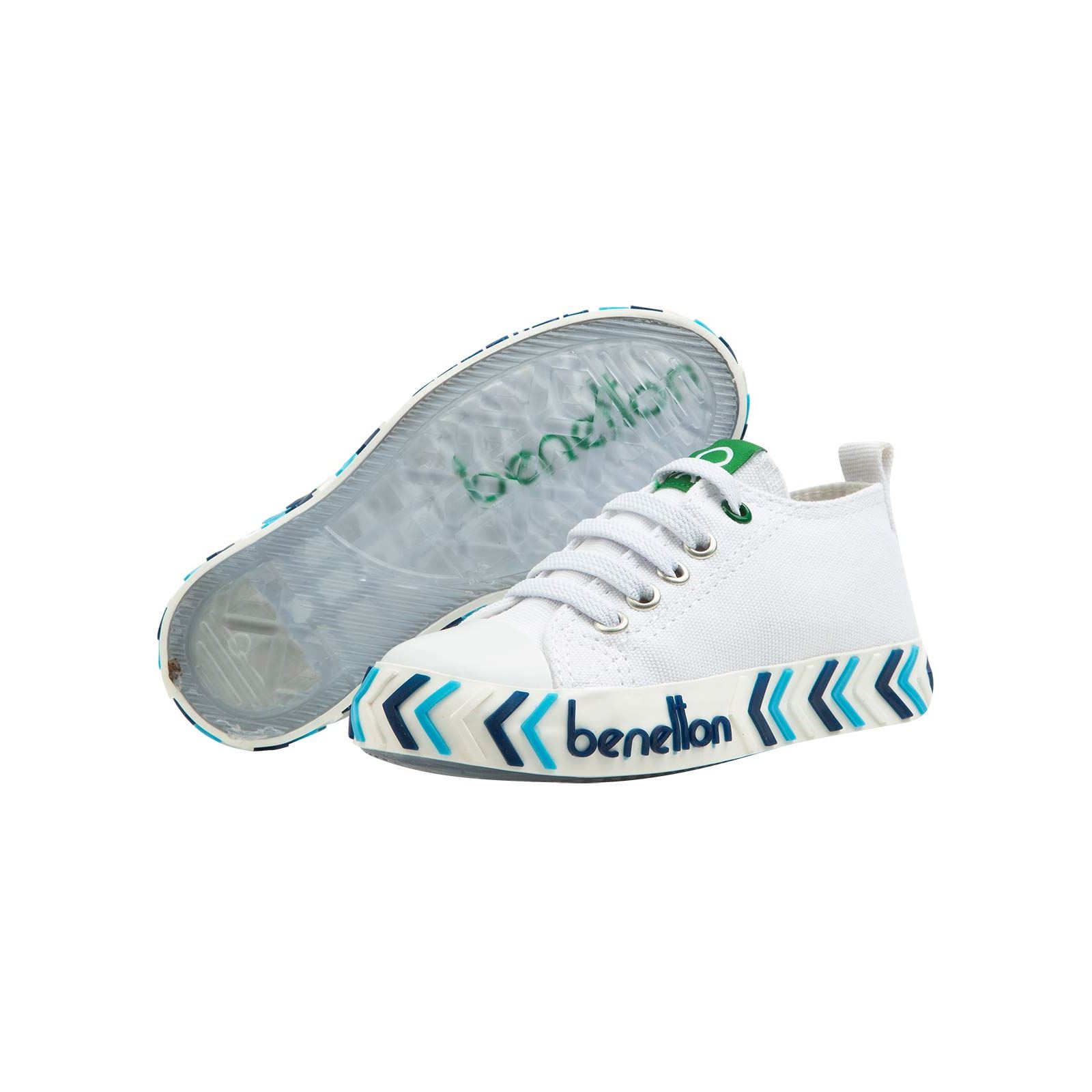 Benetton Erkek Çocuk Spor Ayakkabı 26-30 Numara Buz Mavi