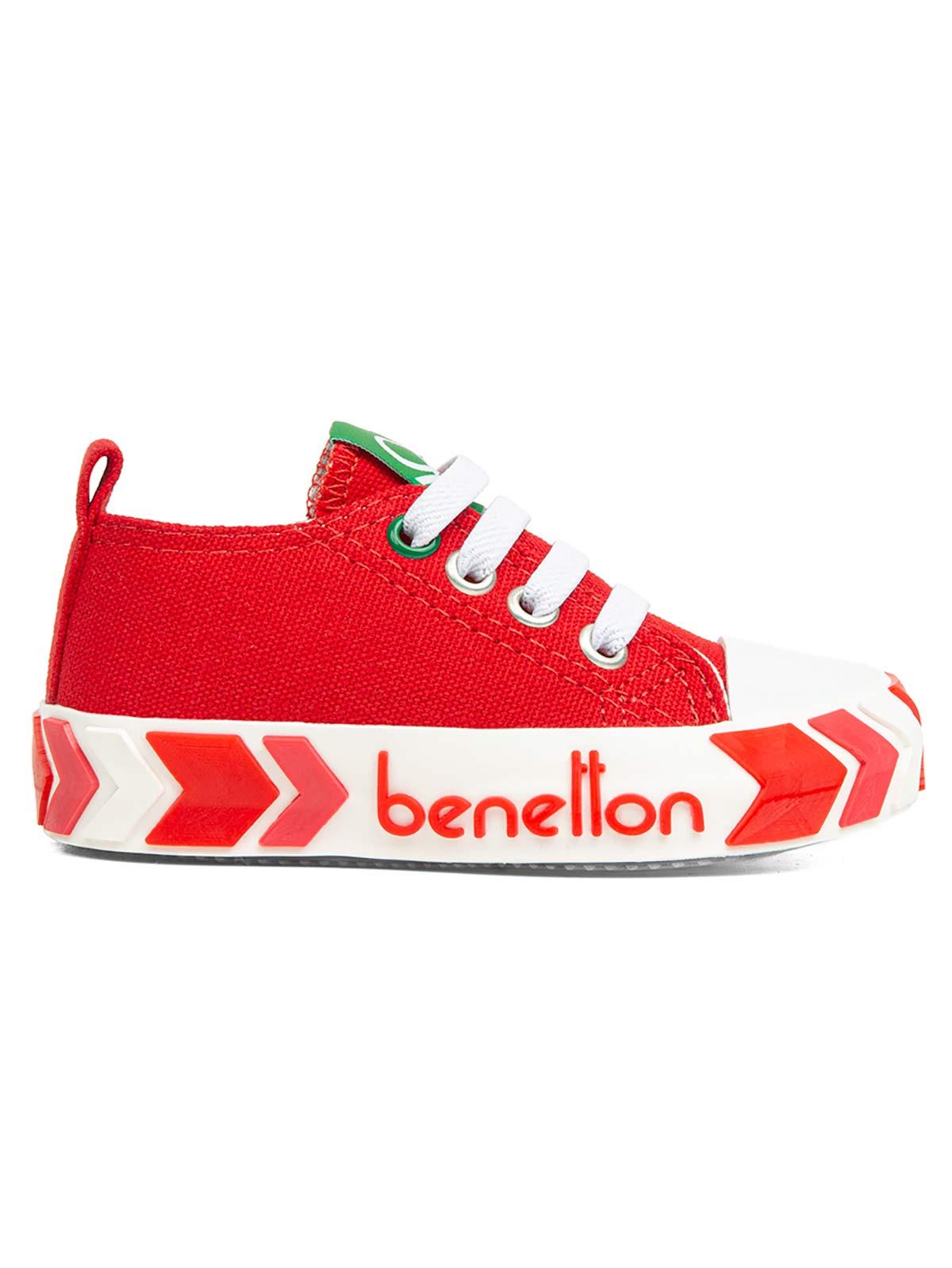 Benetton Erkek Çocuk Spor Ayakkabı 21-25 Numara Kırmızı