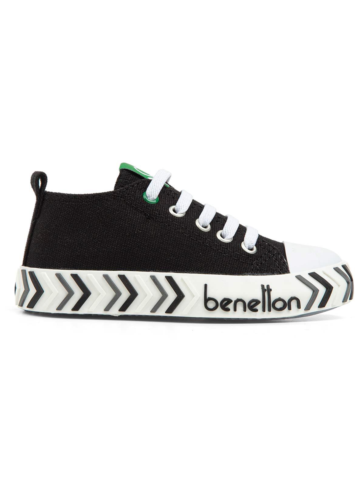 Benetton Erkek Çocuk Spor Ayakkabı 26-30 Numara Siyah