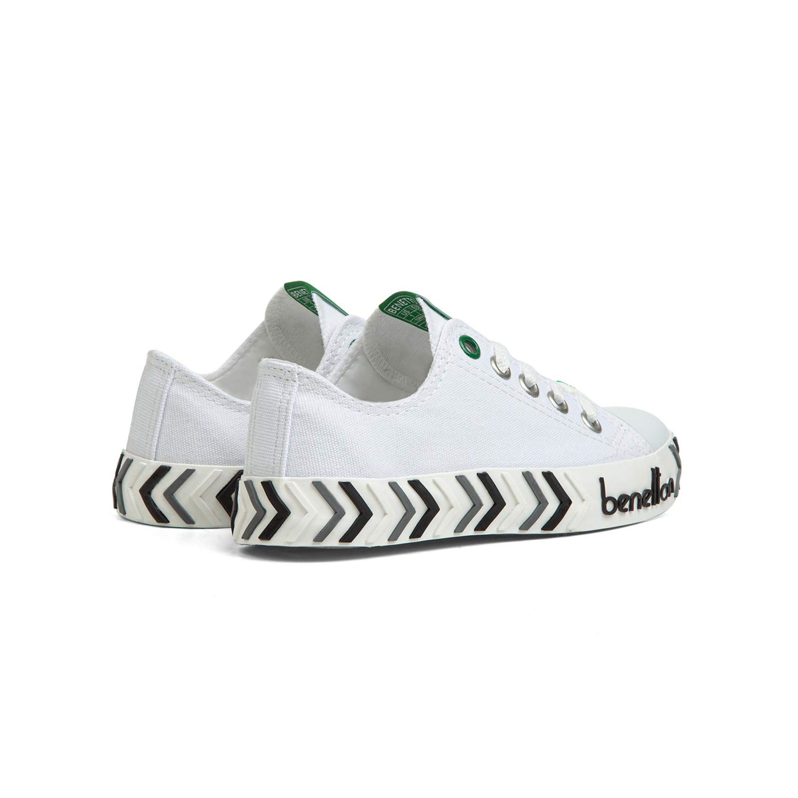 Benetton Erkek Çocuk Spor Ayakkabı 31-35 Numara Beyaz