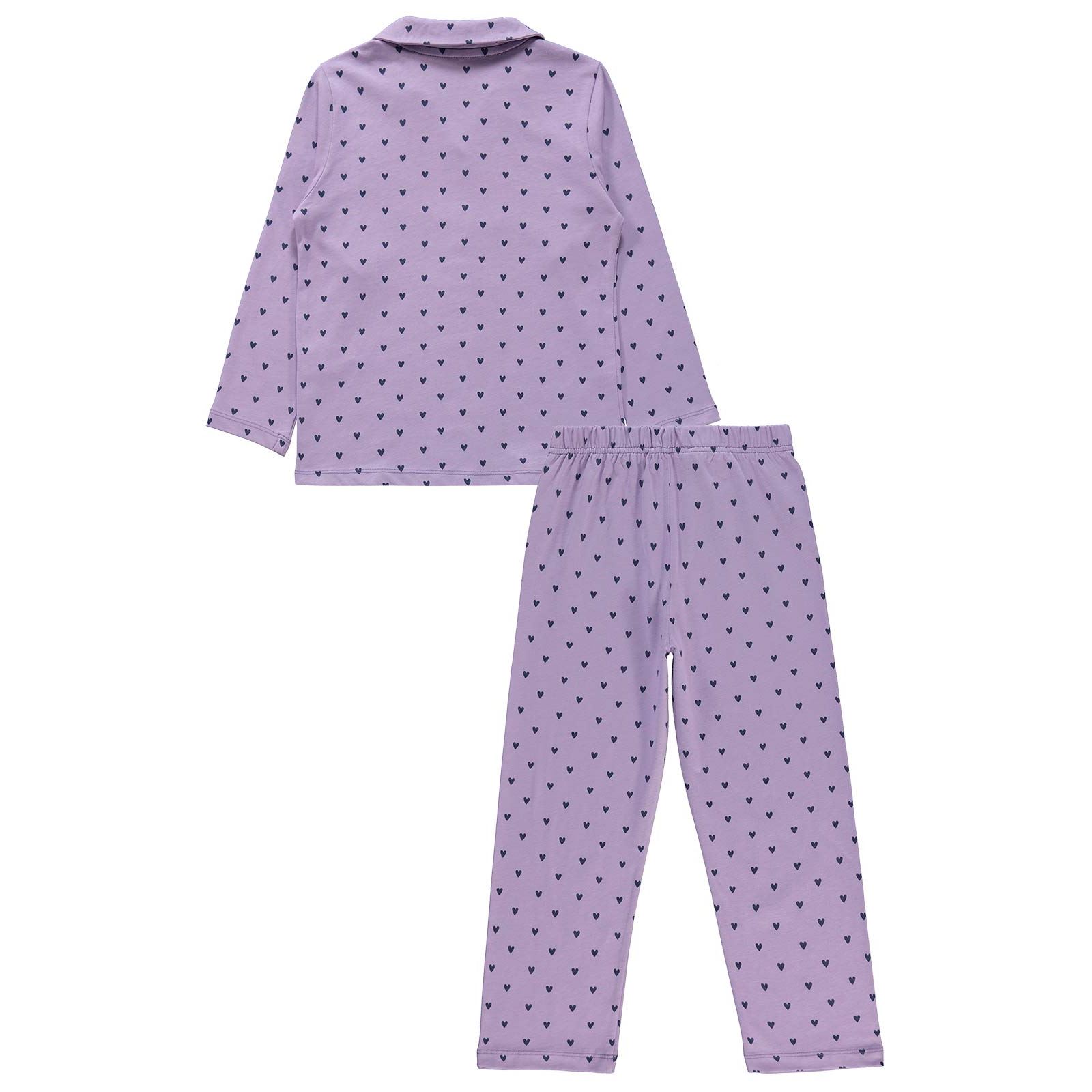 Civil Girls Kız Çocuk Pijama Takımı 6-9 Yaş Lila