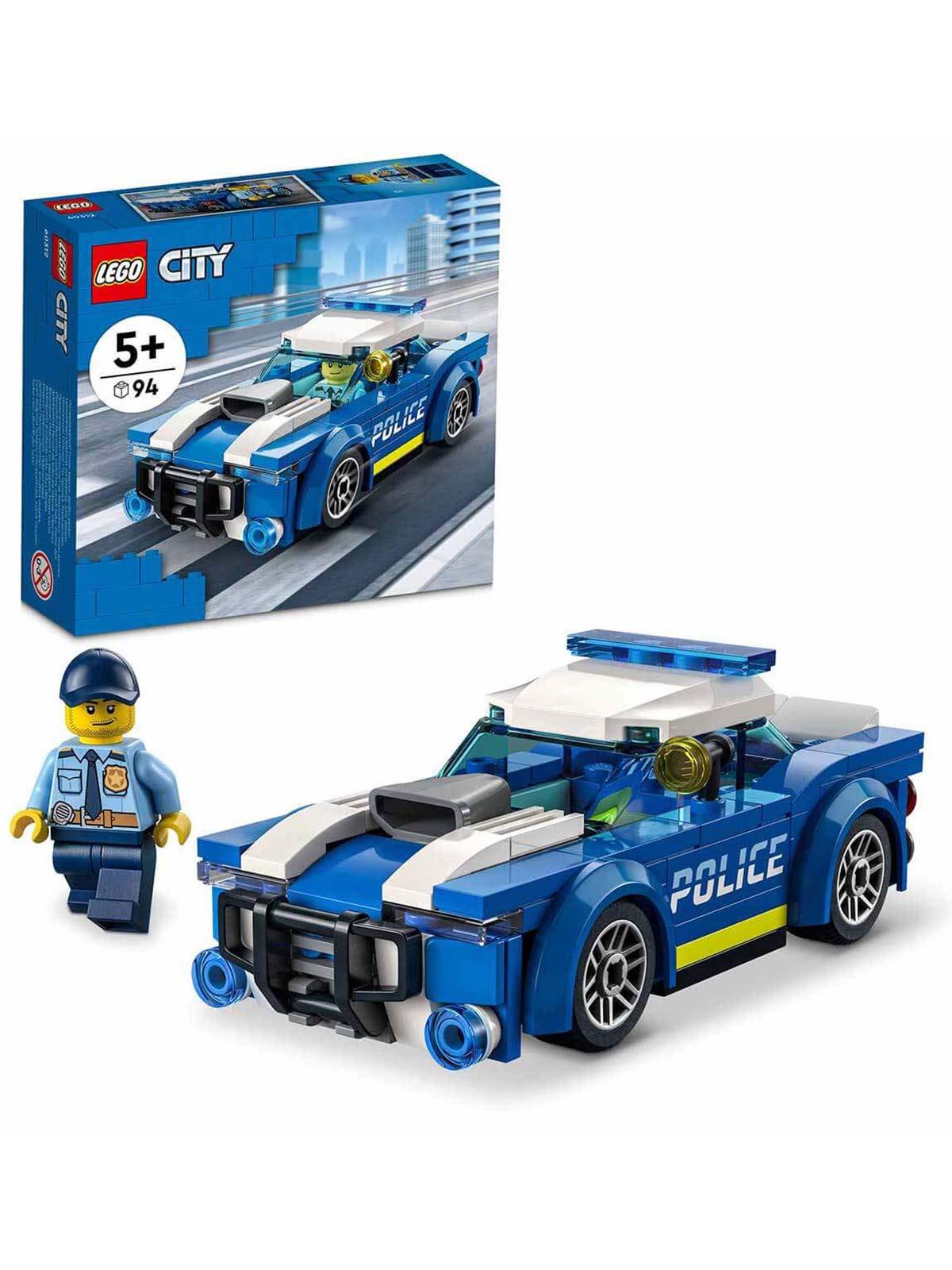 Lego City Police Car Mavi