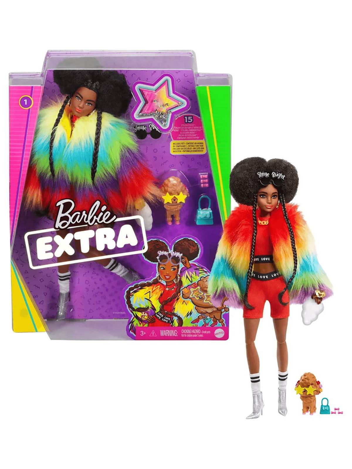 Barbie Extra - Renkli Ceketli Bebek