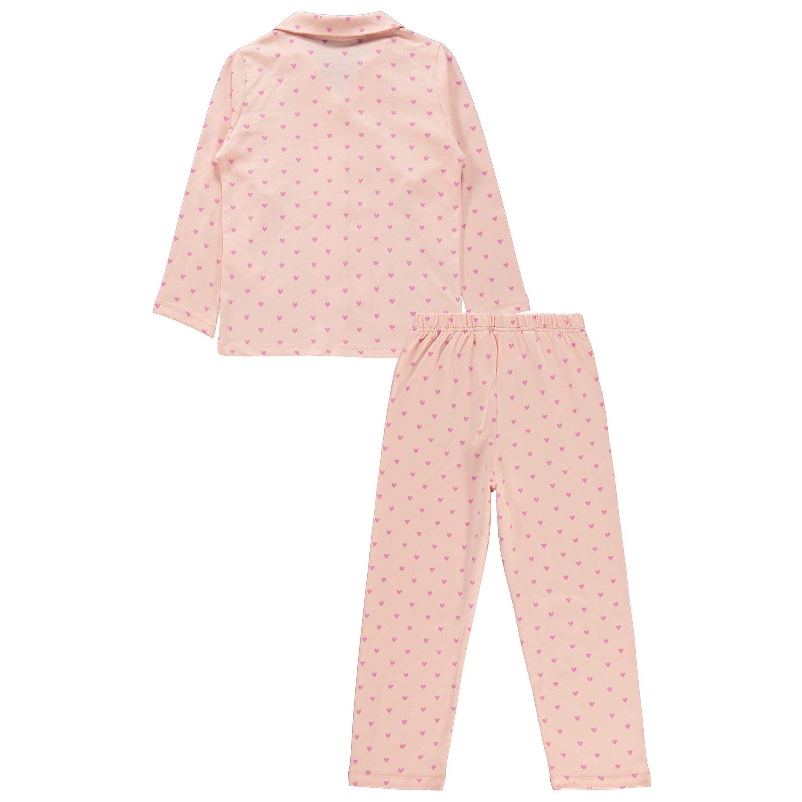 Civil Girls Kız Çocuk Pijama Takımı 10-13 Yaş Pudra
