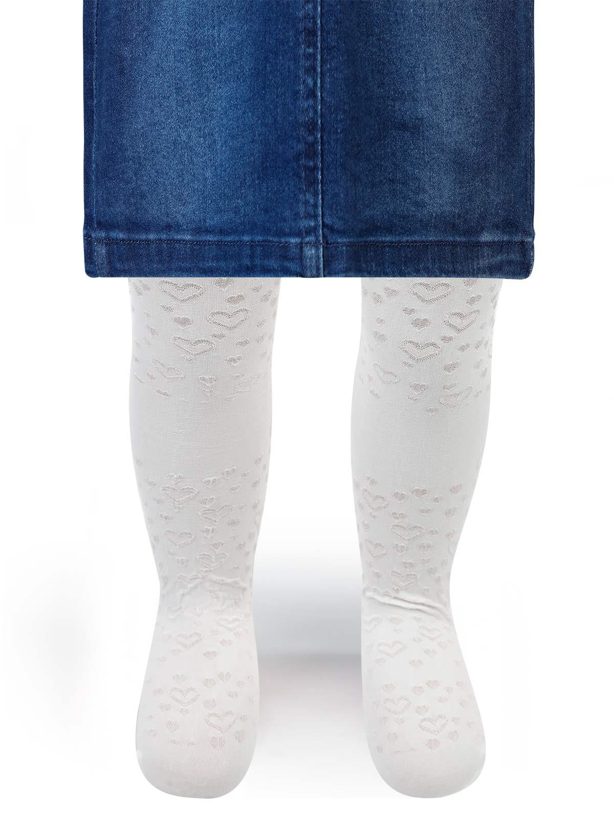 Civil Baby Kız Bebek Külotlu Çorap 1-12 Ay Ekru
