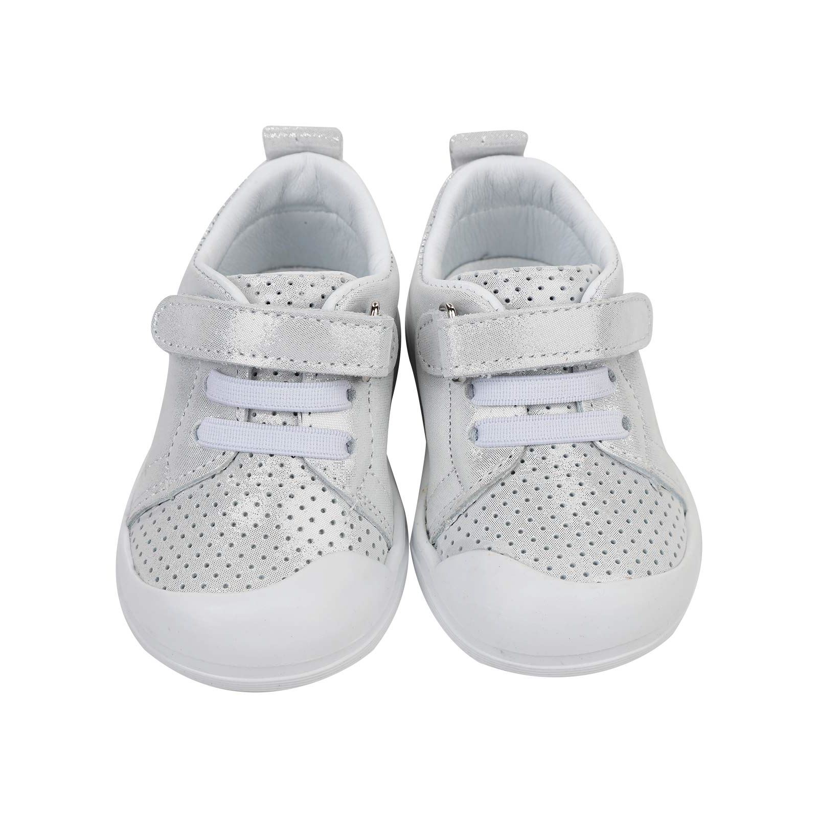 Civil Baby Kız Bebek Deri İlkadım Ayakkabısı 19-21 Numara  Gümüş