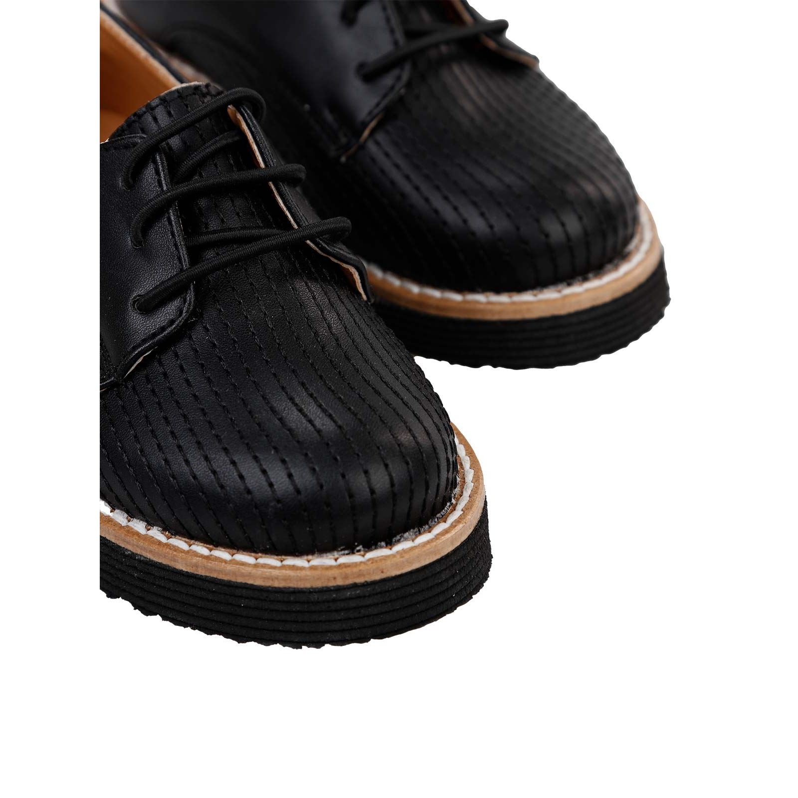 Civil Class Erkek Çocuk Klasik Ayakkabı 21-25 Numara Siyah