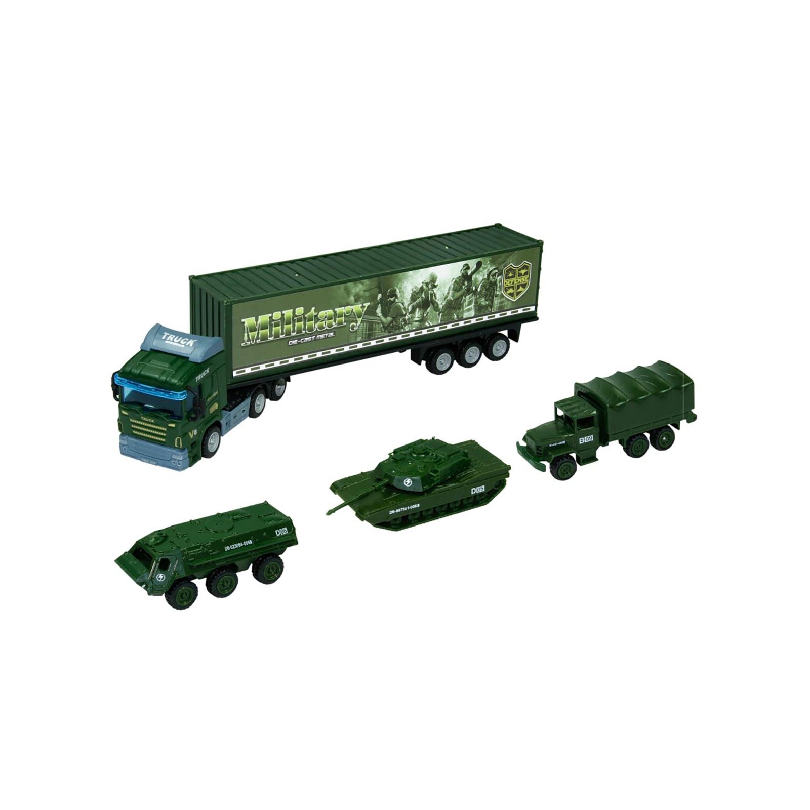 Vardem DOF821A-3 Kutulu 1:64 Tır Asker Ve İş Araçları Koyu Yeşil